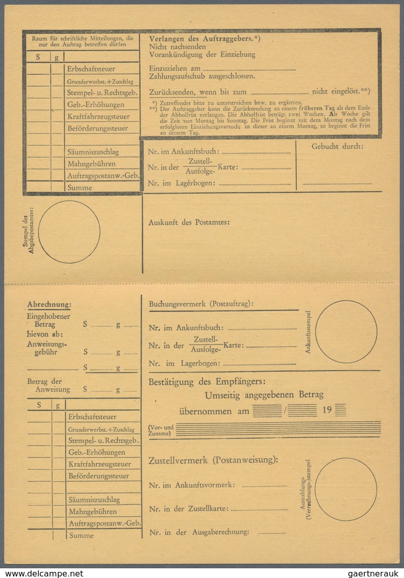 Österreich - Ganzsachen: 1976, POSTAUFTRAG 'Bauten' 5.50 S. Schwarz Mit Zwei Unterschiedl. Druckverm - Sonstige & Ohne Zuordnung