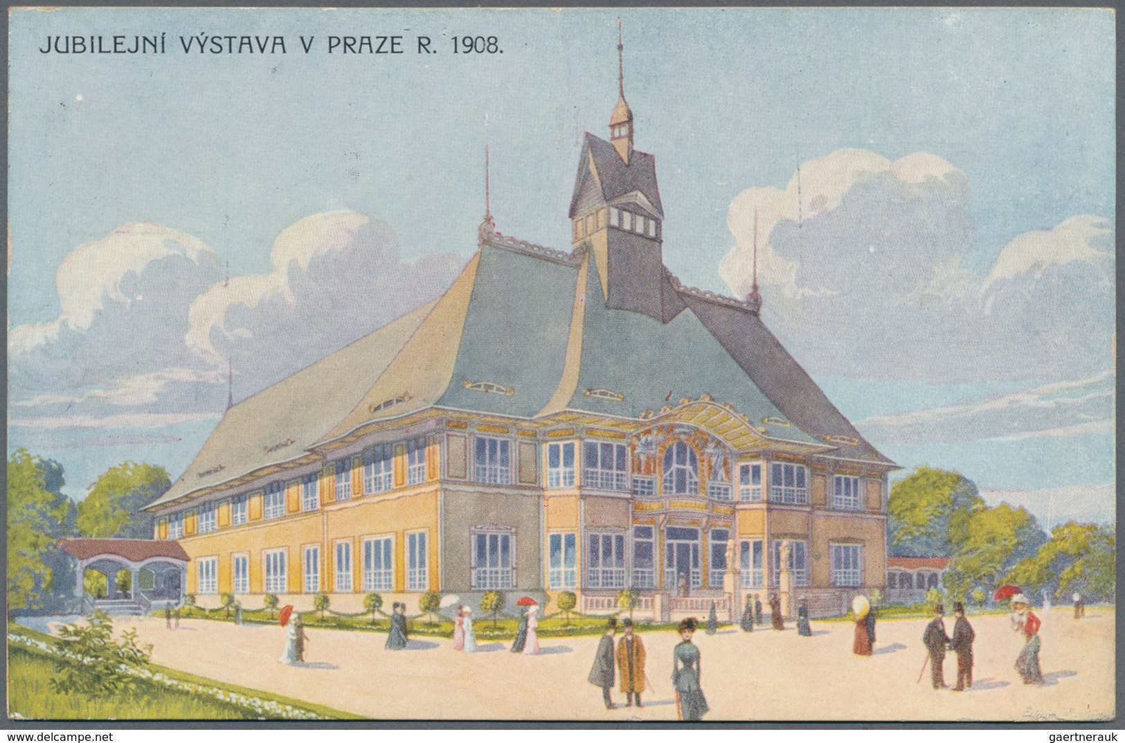 Österreich - Privatganzsachen: 1908. Privat-Postkarte 3 H Franz Joseph "Pozdrav Z Jubilejni Vystavy - Autres & Non Classés