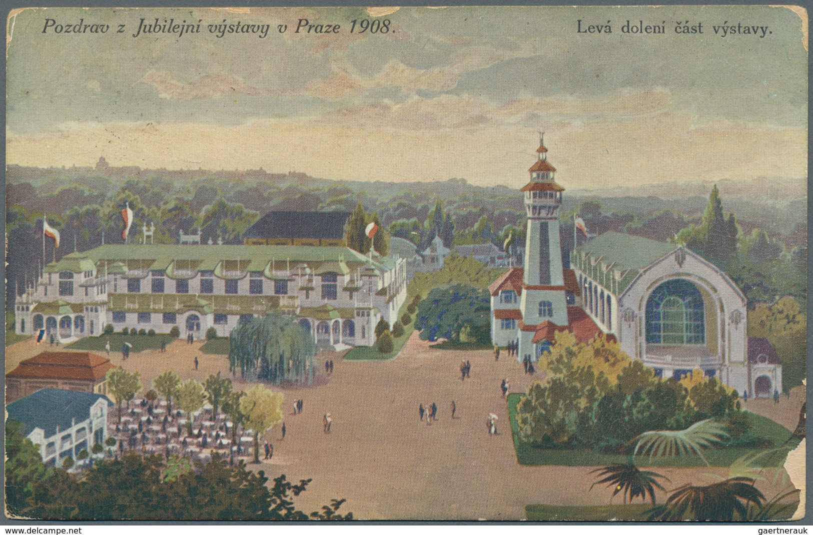 Österreich - Privatganzsachen: 1908. Privat-Postkarte 5 H Franz Joseph "Pozdrav Z Jubilejni Vystavy - Other & Unclassified