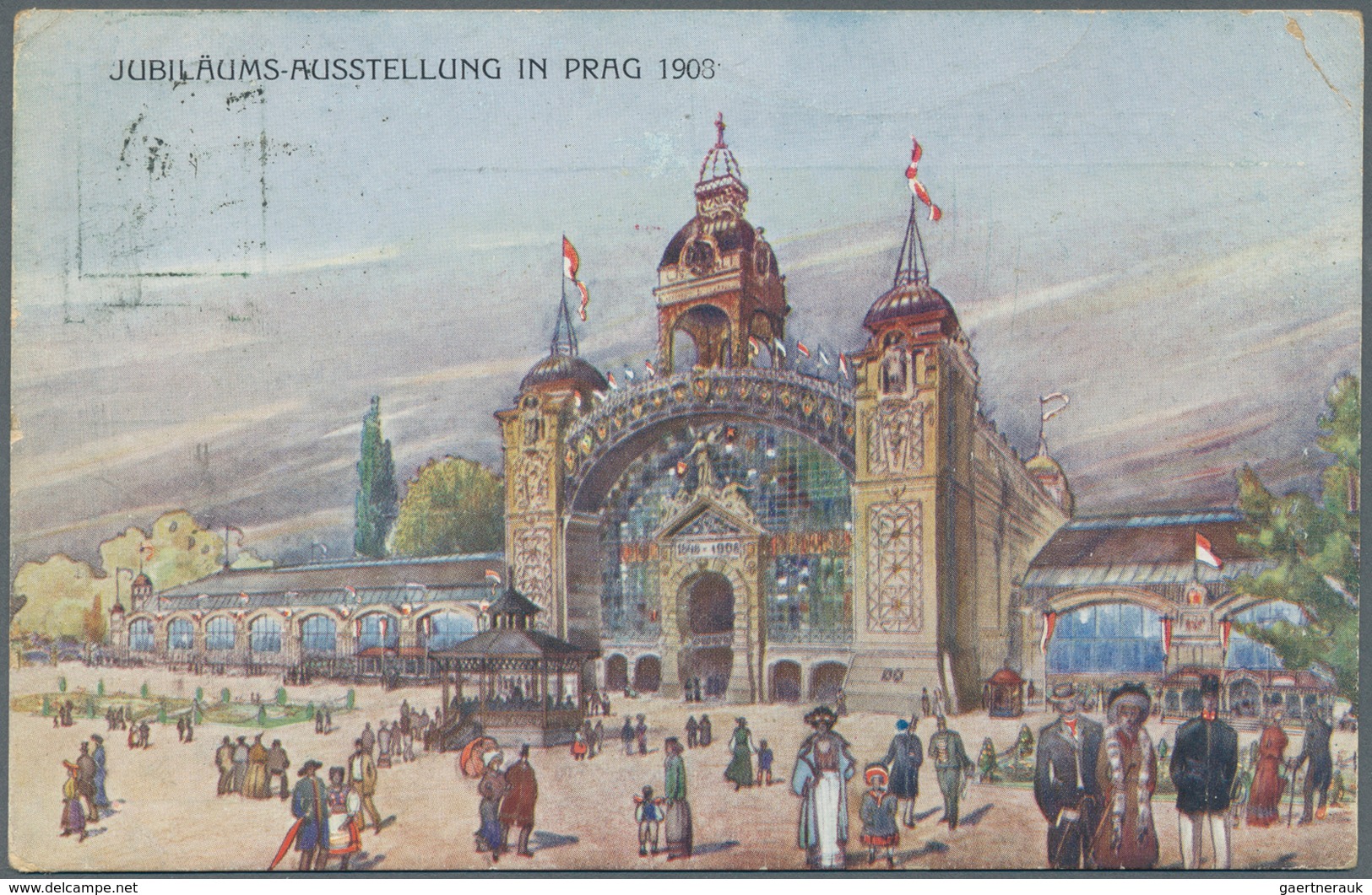 Österreich - Privatganzsachen: 1908. Privat-Postkarte 5 H Franz Joseph "Jubiläums-Ausstellung In Pra - Other & Unclassified