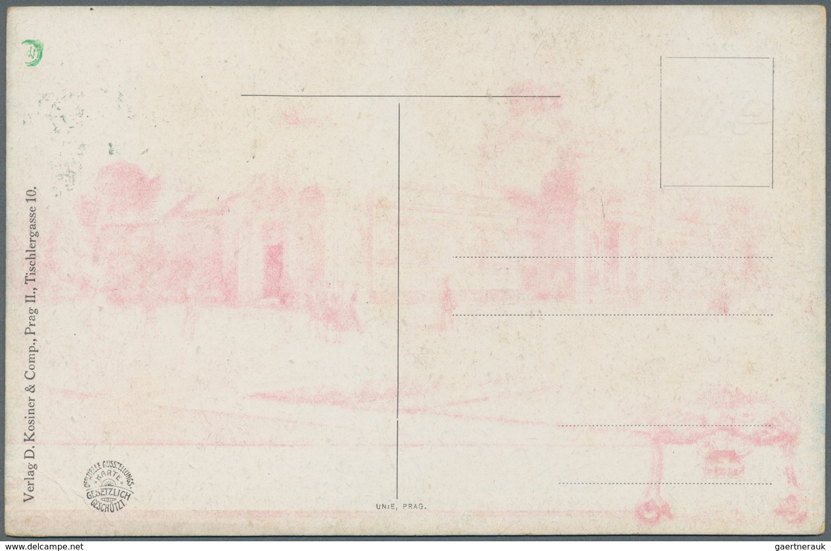 Österreich - Privatganzsachen: 1908. Privat-Postkarte 5 H Franz Joseph "Jubiläums-Ausstellung In Pra - Autres & Non Classés