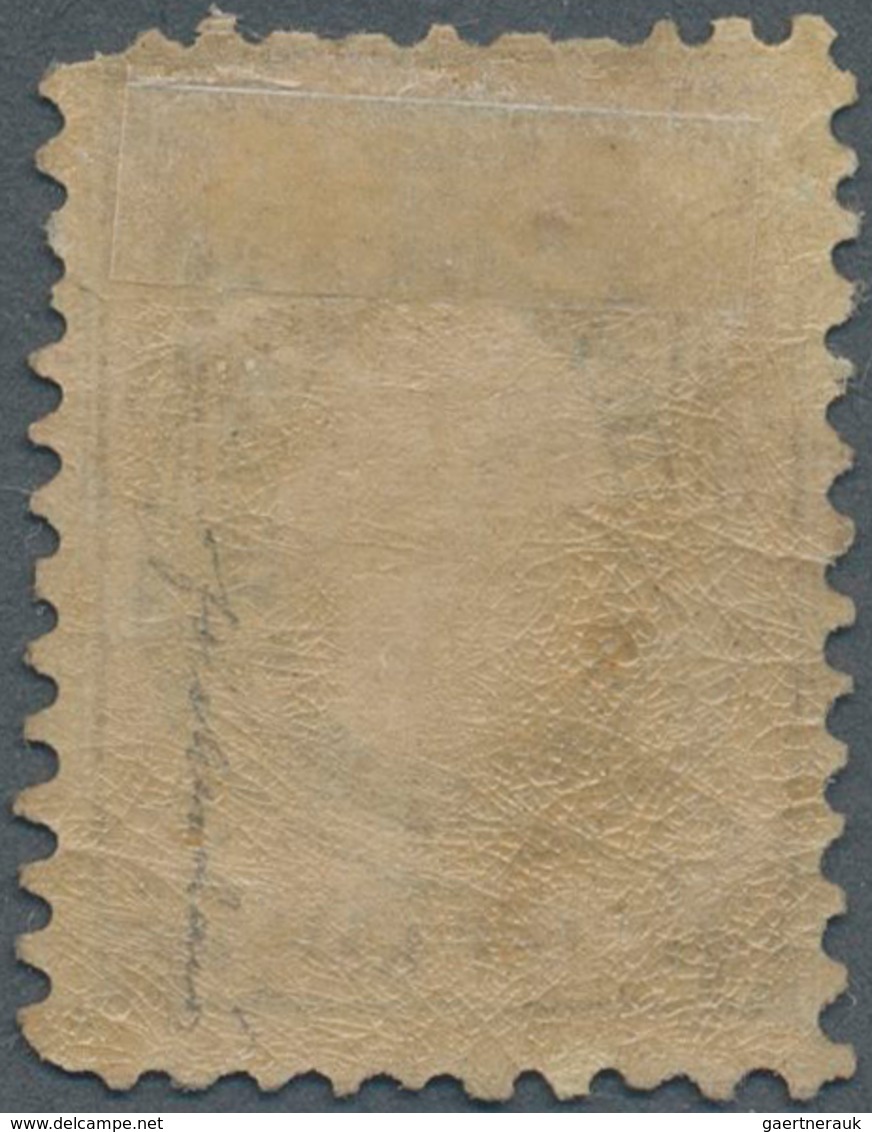 Polen: 1860, 10kop. Blue/rose, Unused Copy, Regummed And Irregular Perfs With Parts Missing. Opinion - Unused Stamps