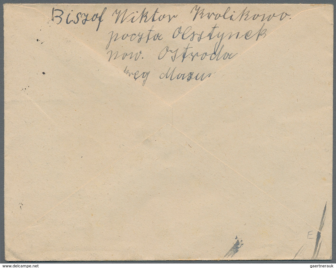 Polen: 1947 Two Letters Each Franked 5 Zloty On 6 Zloty Church In Breslau, Once From Olsztyn To Hors - Ungebraucht