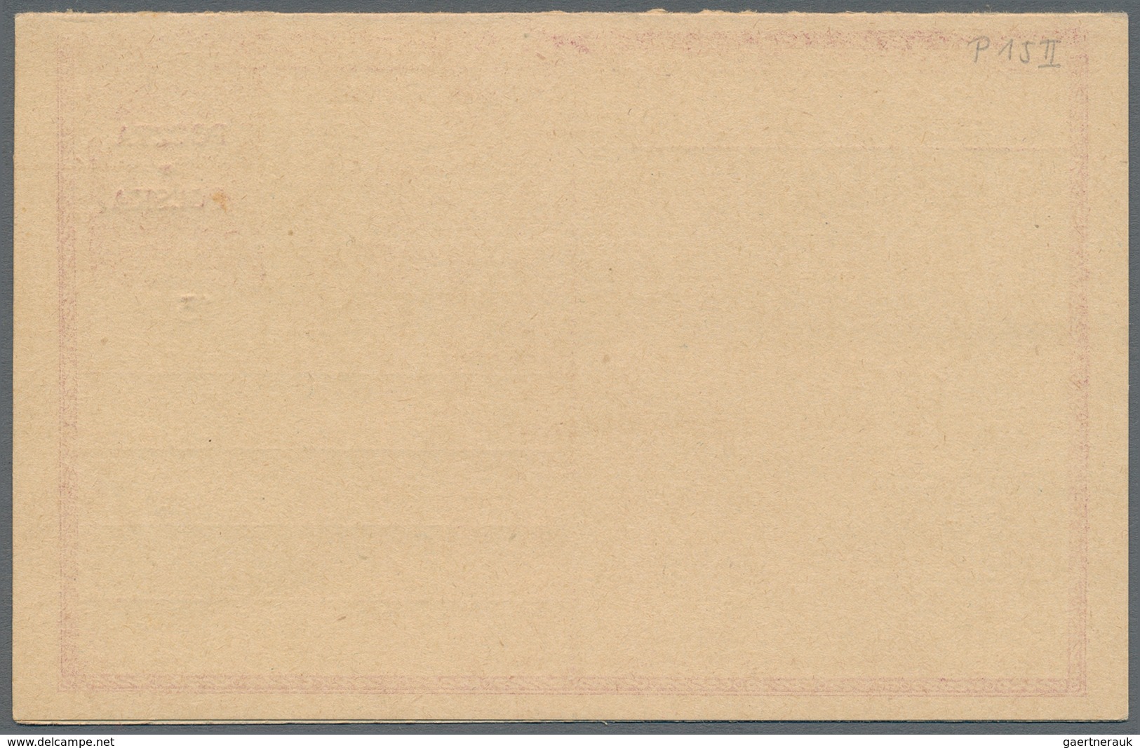 Polen - Ganzsachen: 1919 Unused And Revalued Postal Stationery Card, Original Card From Austria P 23 - Entiers Postaux