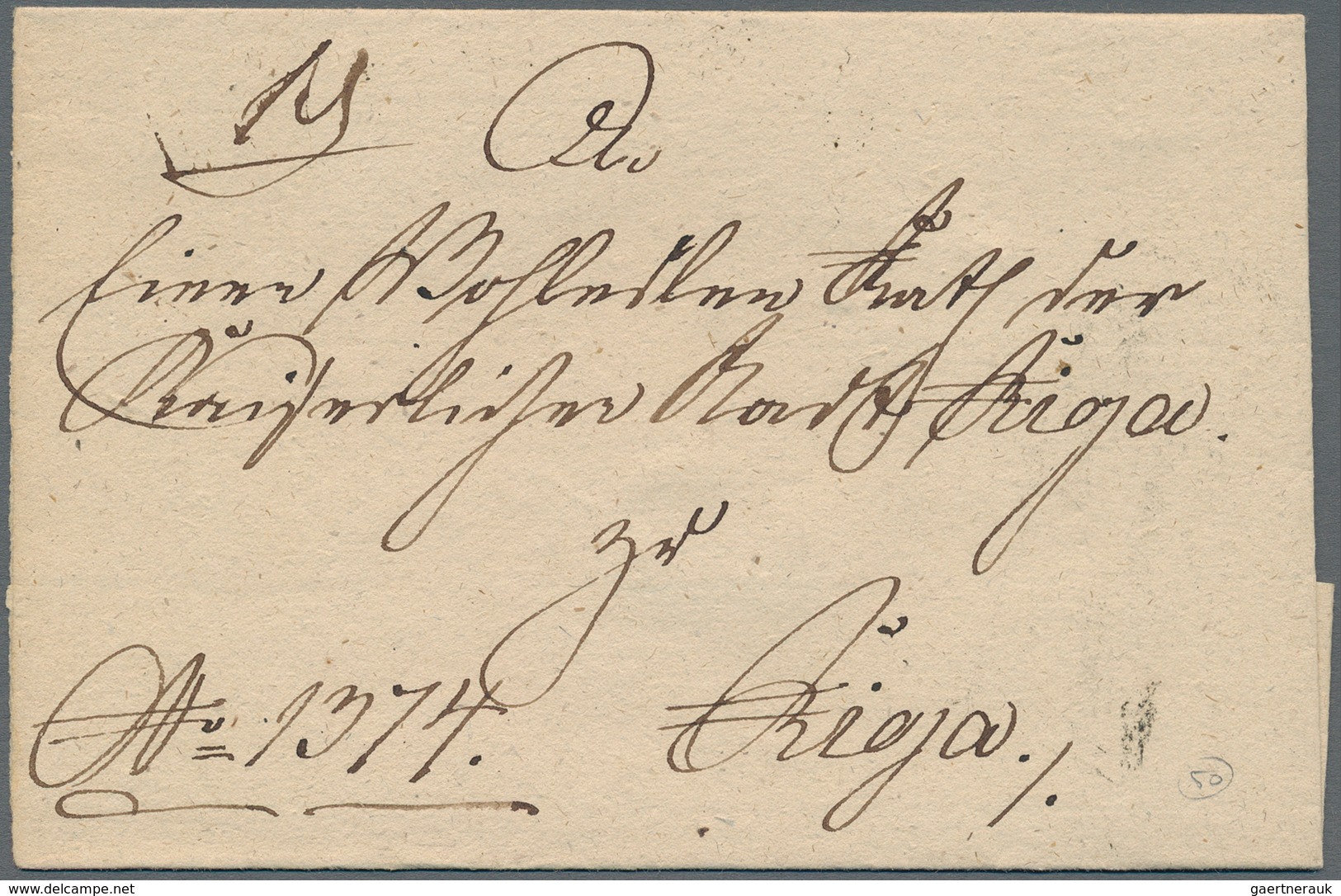 Russland - Vorphilatelie: 1821/67 Five Folded Letters All Sent From Wenden Within The Livonian Goube - ...-1857 Préphilatélie