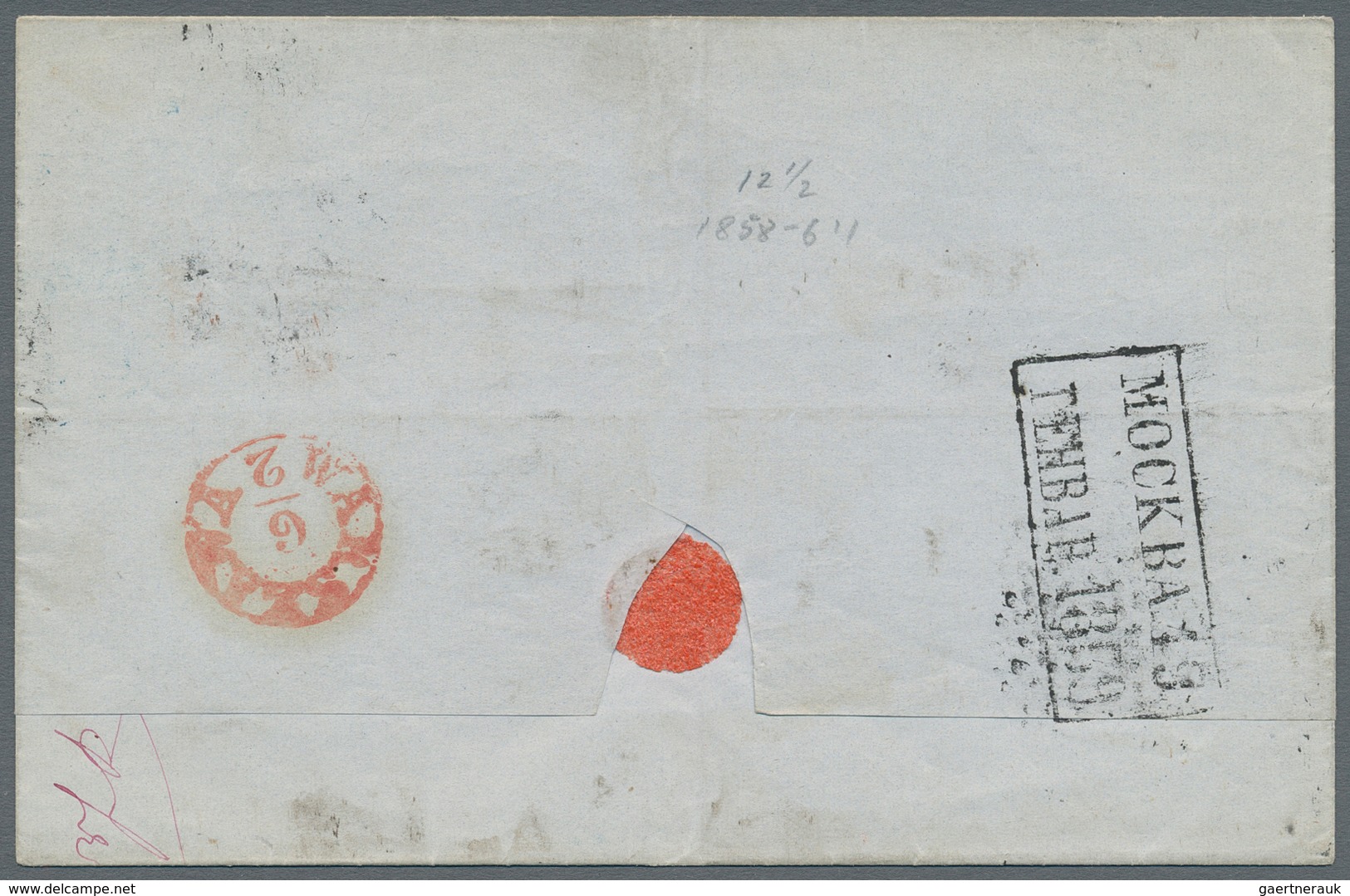 Russland: 1859/73 Five Covers Sent From Kozlov And Moscow (4x) To St. Petersburg, London, Lyon And W - Autres & Non Classés