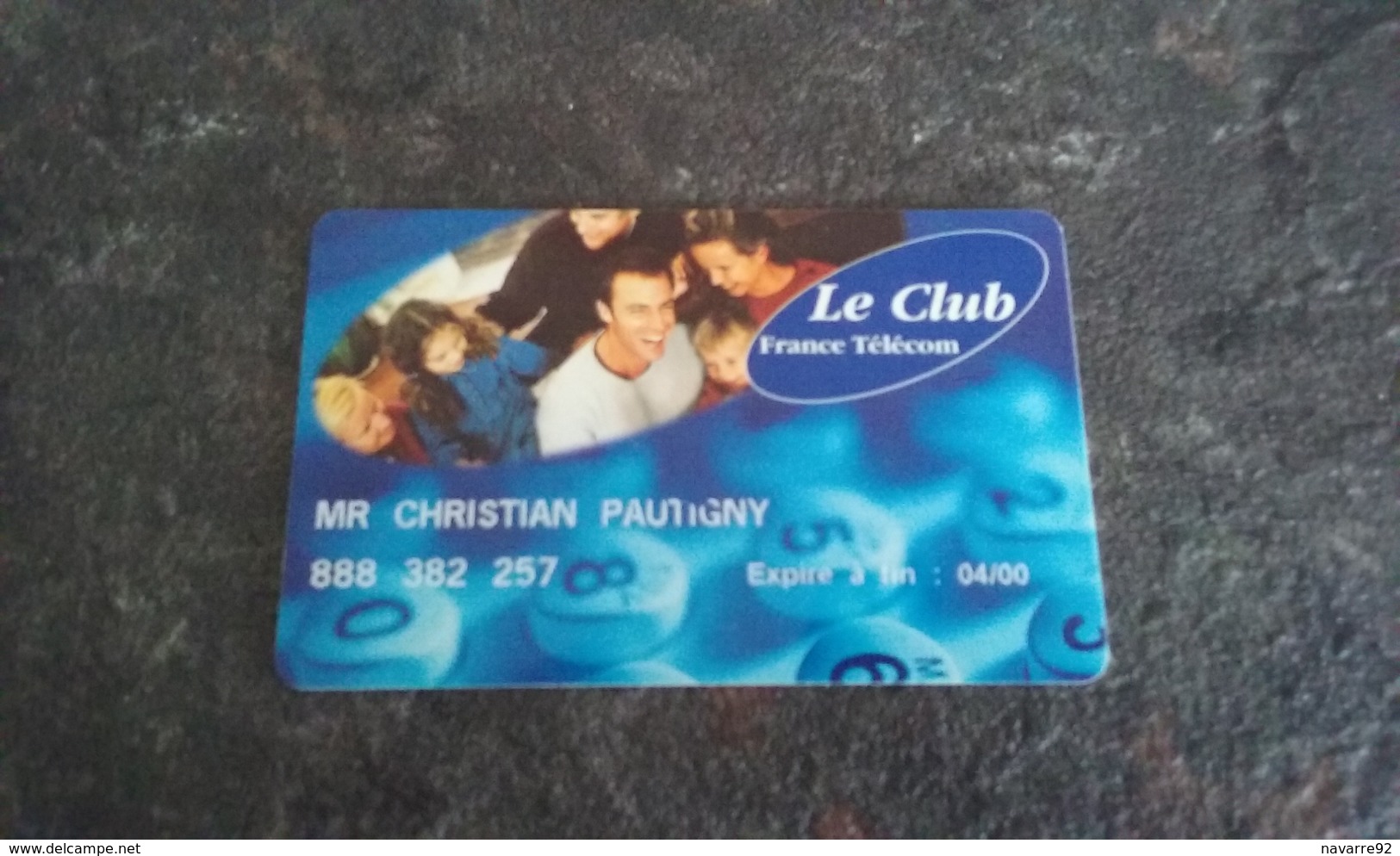 ANCIENNE CARTE FRANCE TELECOM LE CLUB T.B.E !!! - Other & Unclassified