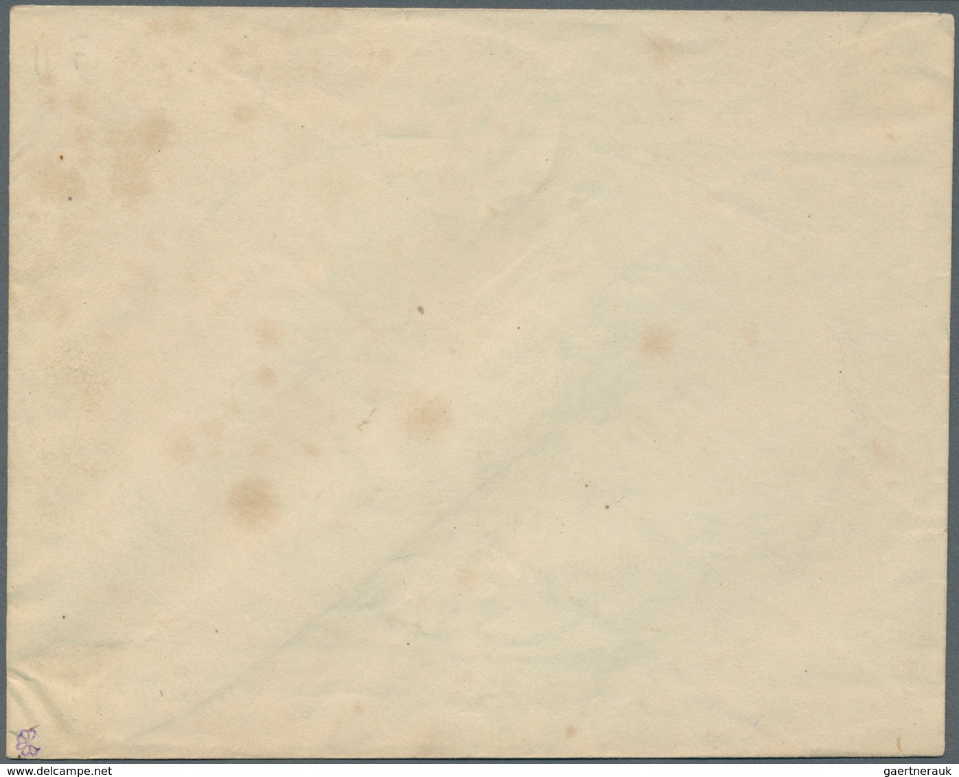 Russland - Ganzsachen: 1883, 20 + 1 K. Blue Envelope With The "Broadtail Die" And Watermark 3, Unuse - Entiers Postaux