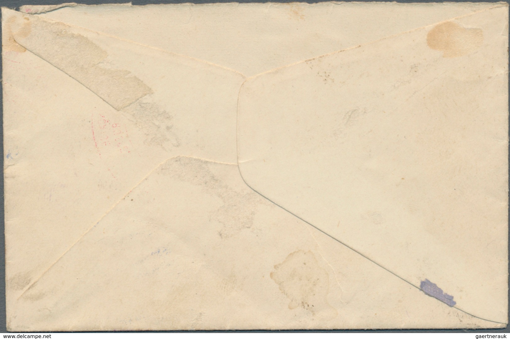 Russland - Besonderheiten: 1917. Stampless Envelope,flap Missing,  From The 'Ministre Des Affaires E - Autres & Non Classés