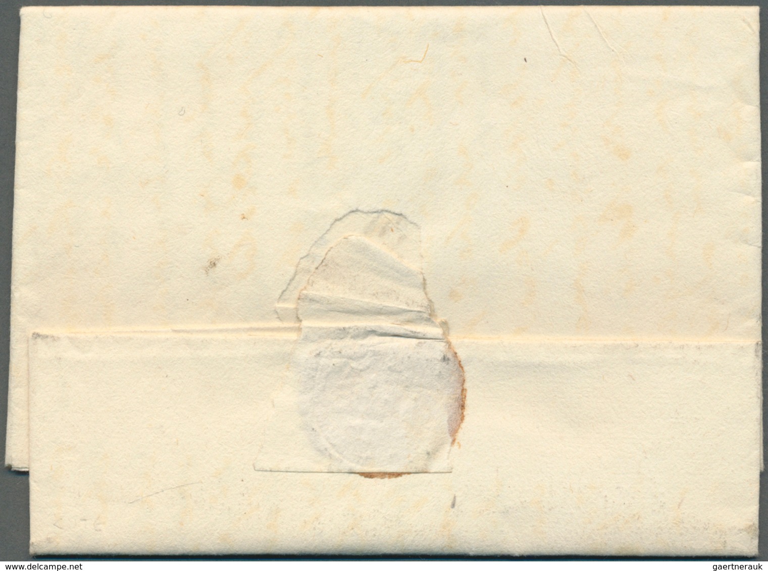 San Marino - Vorphilatelie: 1841, Folded Letter With Full Content, Written In SAN MARINO Sent To Rim - ...-1877 Préphilatélie