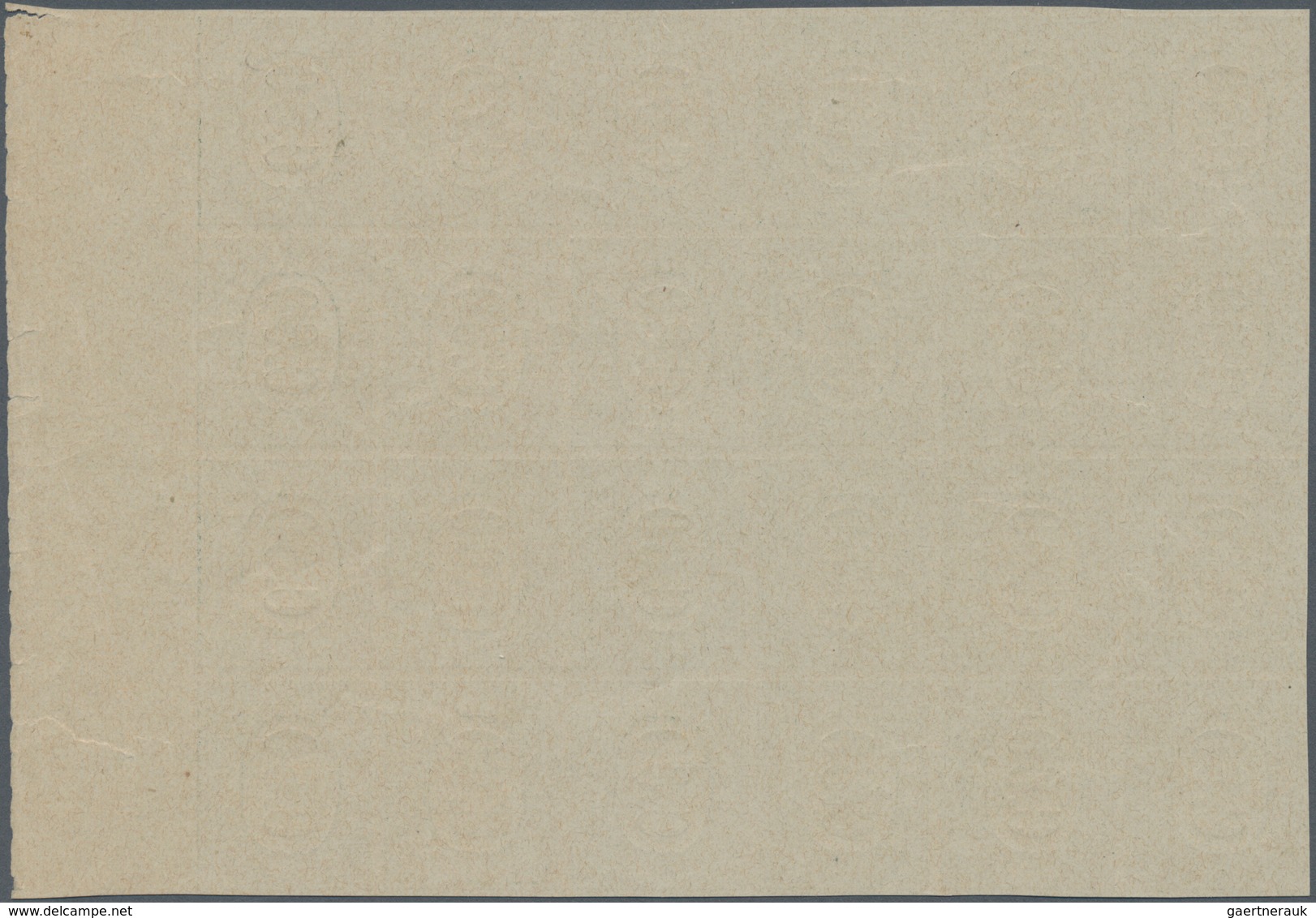 San Marino - Portomarken: 1897, 60c. Green/brown, Imperforate Proof On Unwatermarked Ungummed Paper, - Portomarken