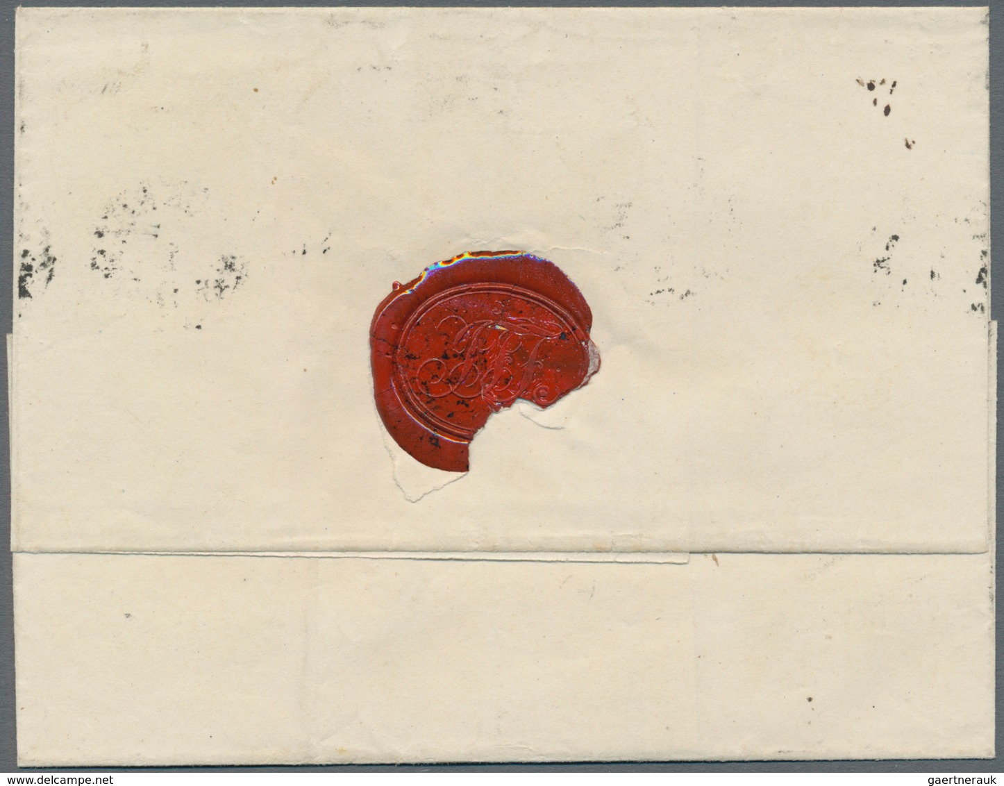 Schweden: 1855 SEX (=6) SKILL. Bco. Brownish Grey Used On Cover From Stockholm To Copenhagen, DENMAR - Unused Stamps