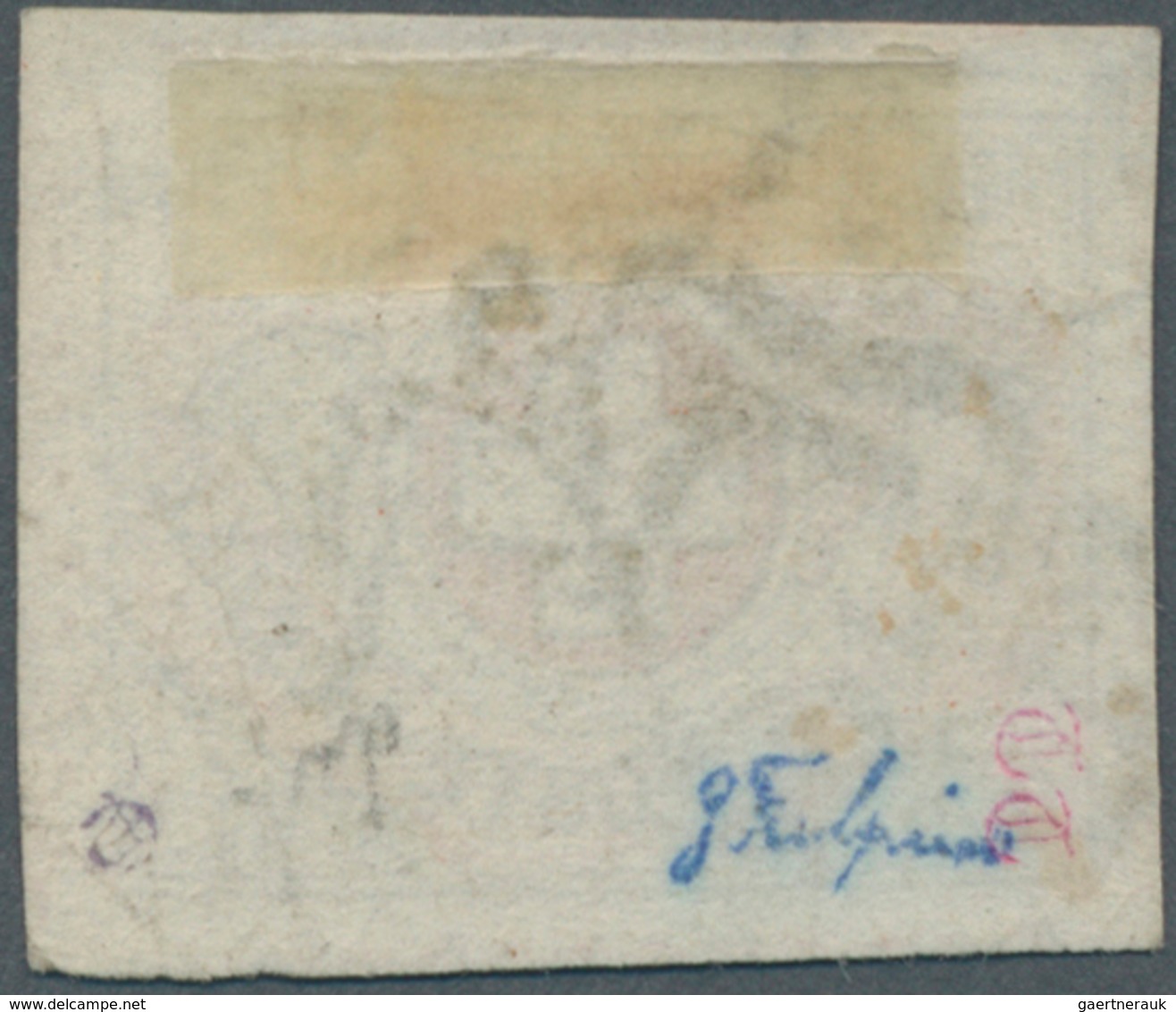 Schweiz: 1850, 2 ½ Rp. "Winterthur" (Mi.Nr. 4), Voll- Bis Breitrandiges Kabinettstück Mit Schwarzer - Ungebraucht