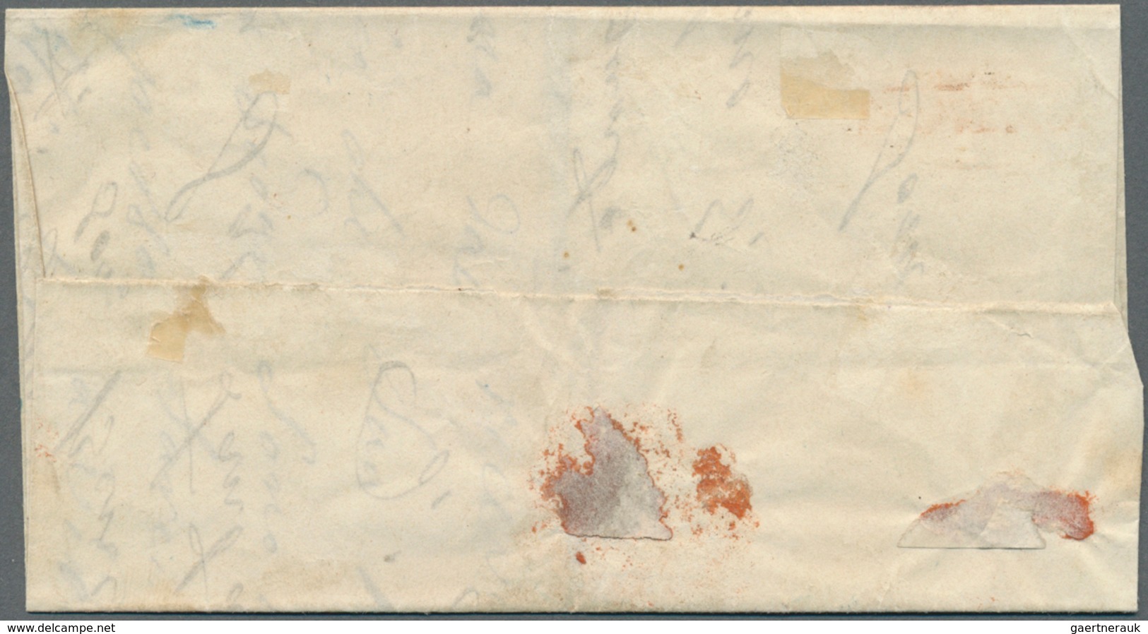 Schweiz - Stempel: 1854, SOMEO, Seltener Tessiner Strahlenstempel Klar Auf Kleinem Portobrief Nach L - Postmark Collection