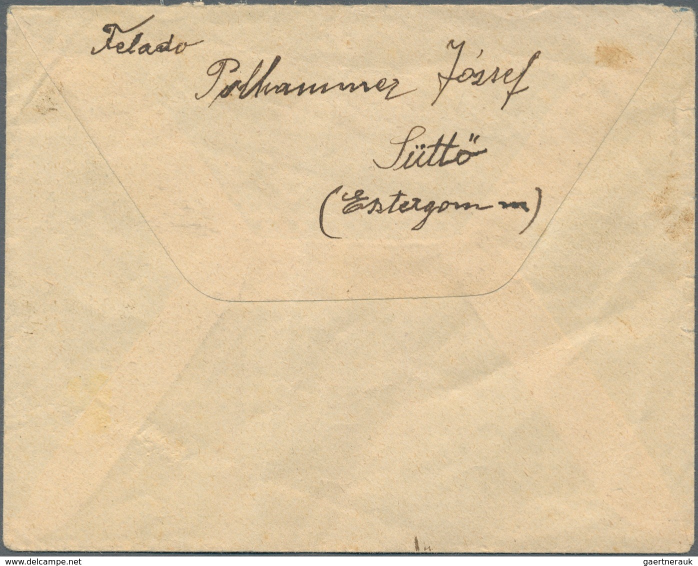 Schweiz - Besonderheiten: 1946, Letter Sent With "TAXE PERCUE" And Pencil Note "400.000 ..." From SÜ - Sonstige & Ohne Zuordnung