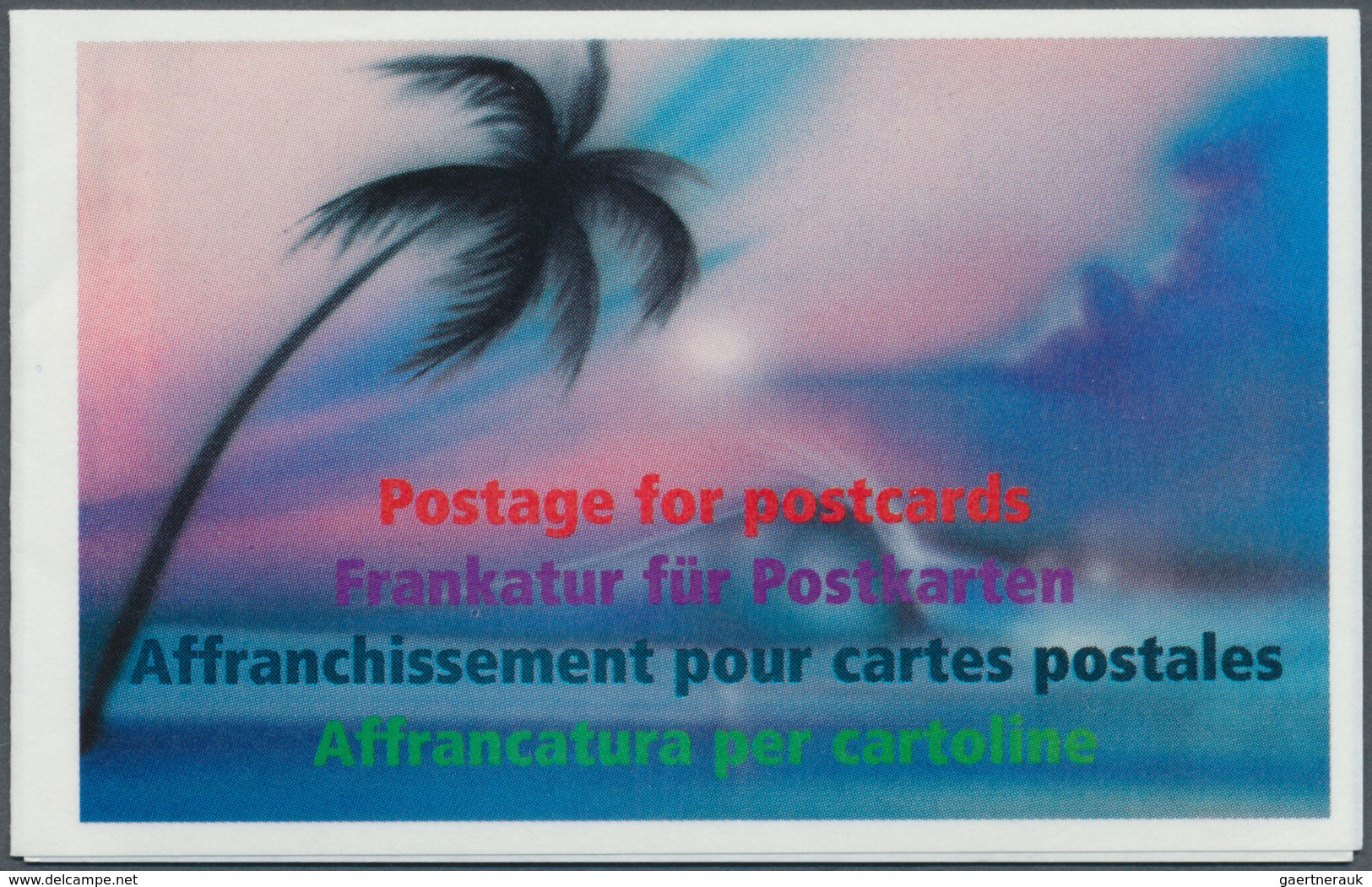 Schweiz - Besonderheiten: 1996/1998, Swiss Post International, Touristenmarken, Fünf Markenheftchen - Sonstige & Ohne Zuordnung