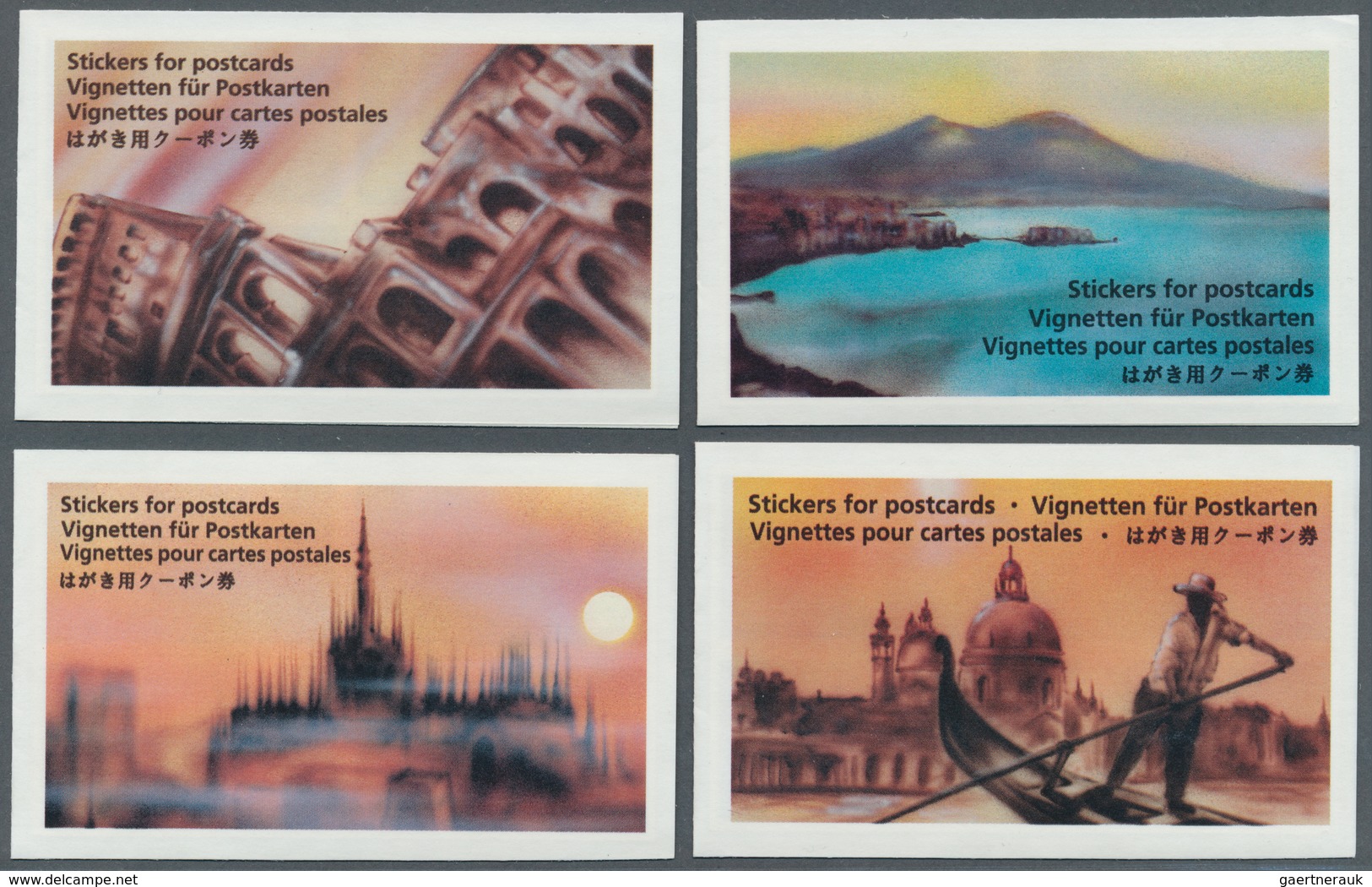Schweiz - Besonderheiten: 1996/1998, Swiss Post International, Touristenmarken, Fünf Markenheftchen - Other & Unclassified