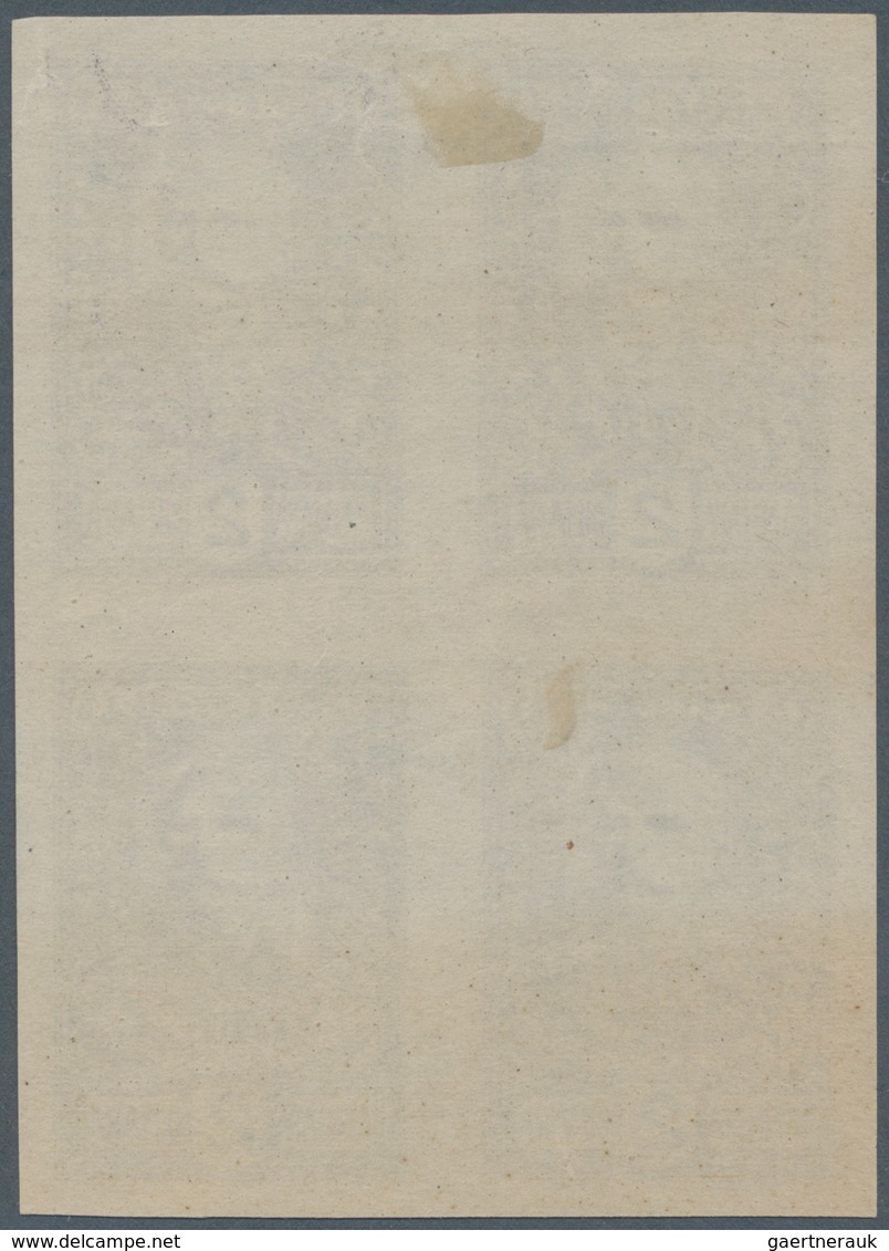 Slowenien: 1920, 2d Lilac/flesh, 6d Olive/flesh And 10d Red-brown/grey, Imperf, White Ungummed Paper - Slovenia