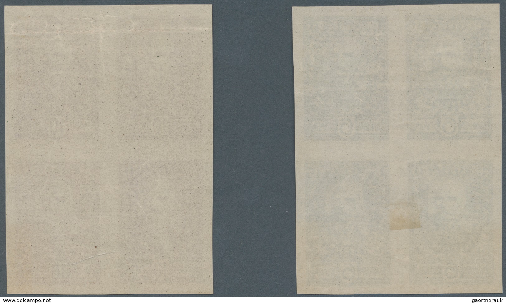 Slowenien: 1920, 2d Lilac/flesh, 6d Olive/flesh And 10d Red-brown/grey, Imperf, White Ungummed Paper - Slovénie