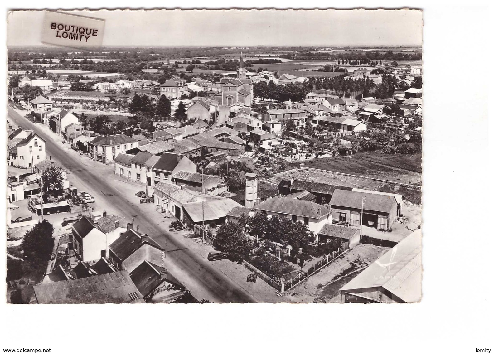 85 St Saint Hilaire De Loulay En Avion Au Dessus De ... Vue Générale Edit Lapie N°8 CPSM GF - Autres & Non Classés