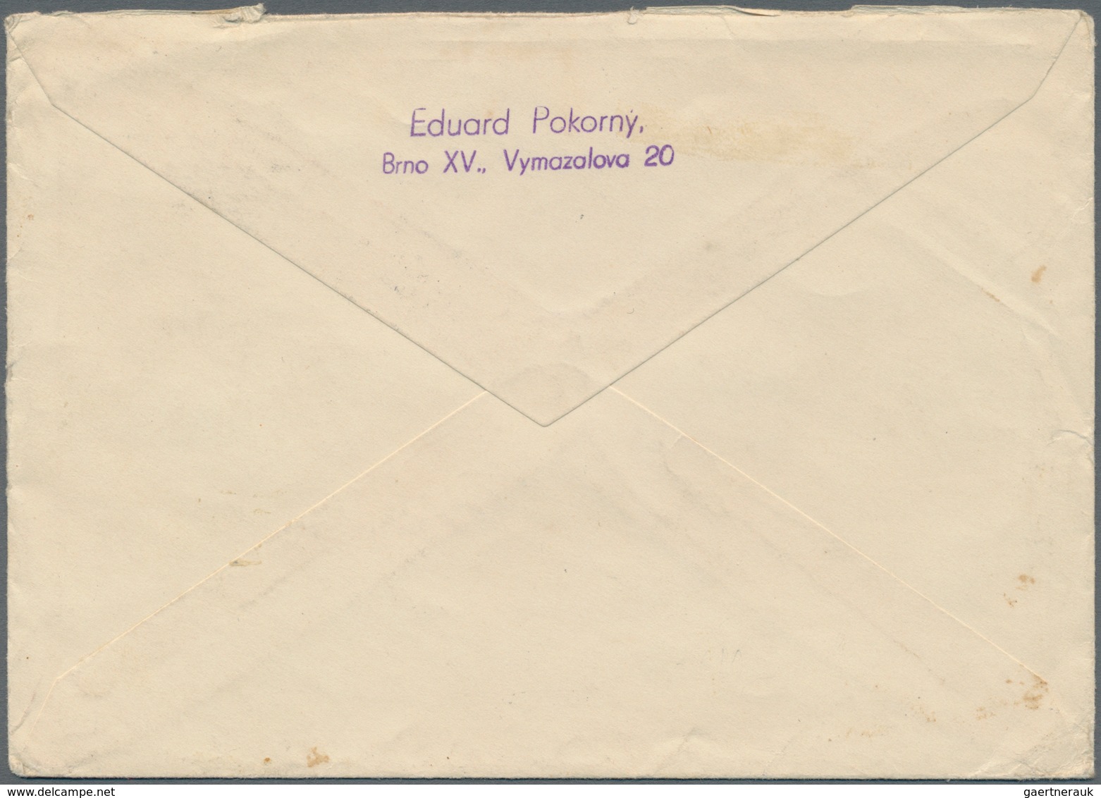 Tschechoslowakei - Besonderheiten: 1949, Attractive Franking On Cover From "BRNO 26.XI.49" Addressed - Other & Unclassified