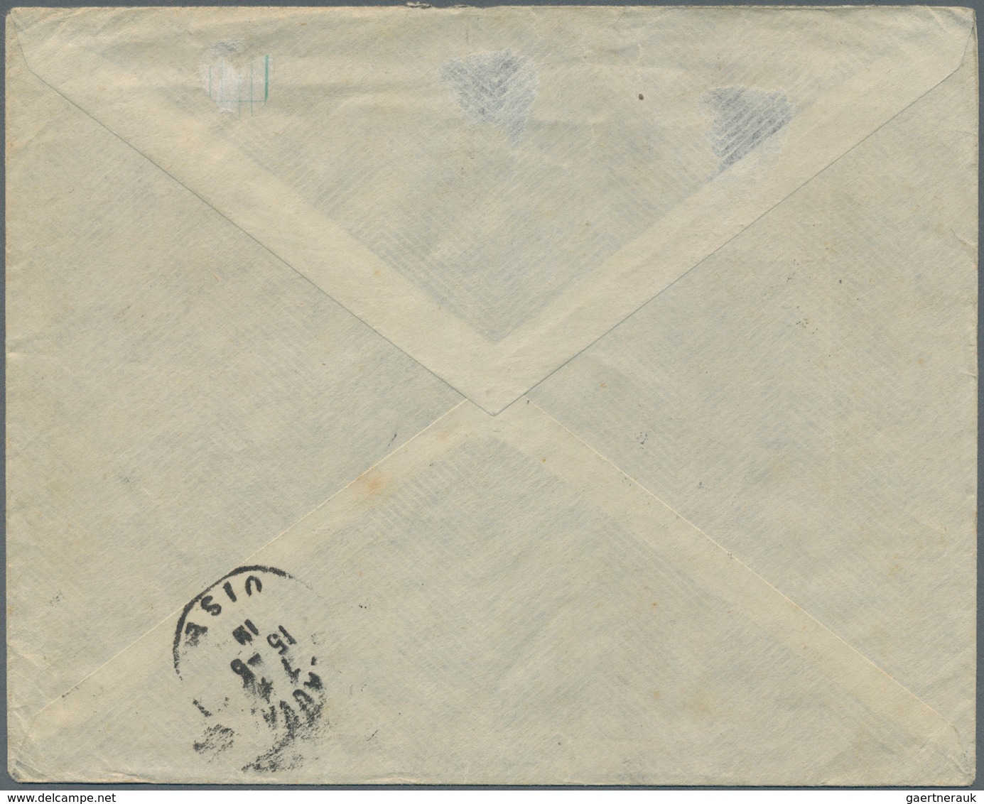 Türkei - Cilicien: 1919. Censored Envelope Addressed To France Bearing Cilicie Yvert 50, 20pa Blue A - 1920-21 Anatolie