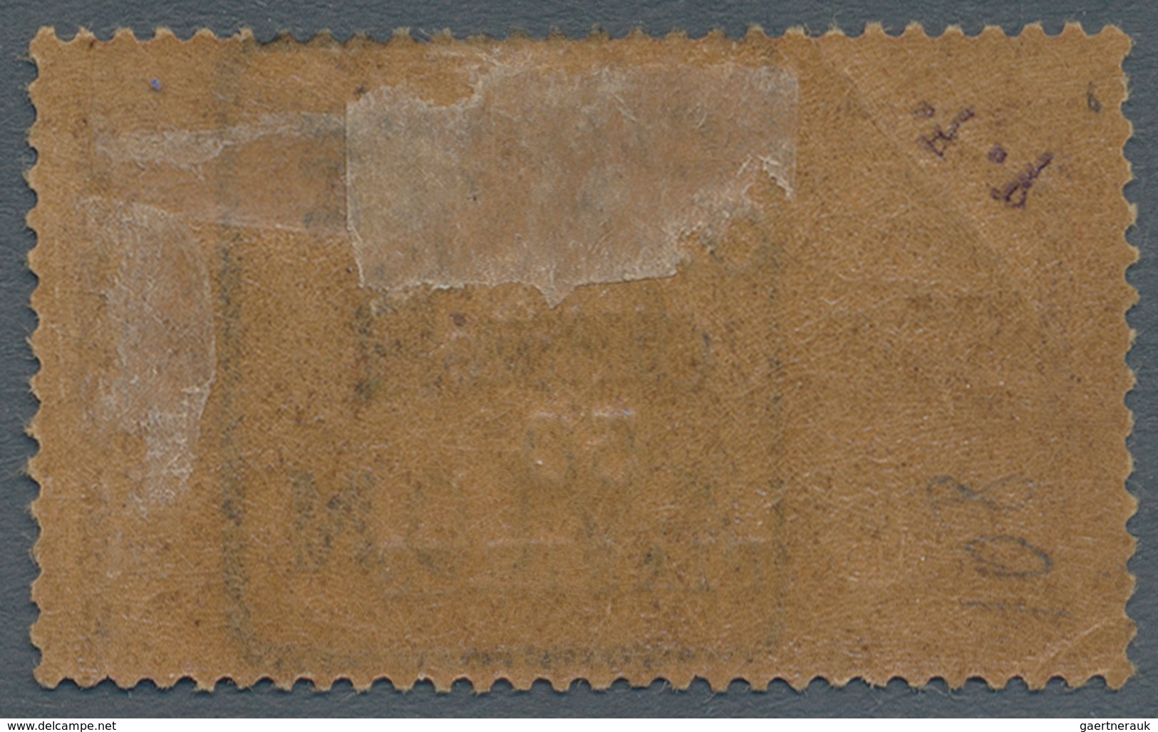 Türkei - Cilicien: 1920 Airmail POSTE PAR AVION On 50 Piastres France OMF, (bend On Left Corners), S - 1920-21 Kleinasien