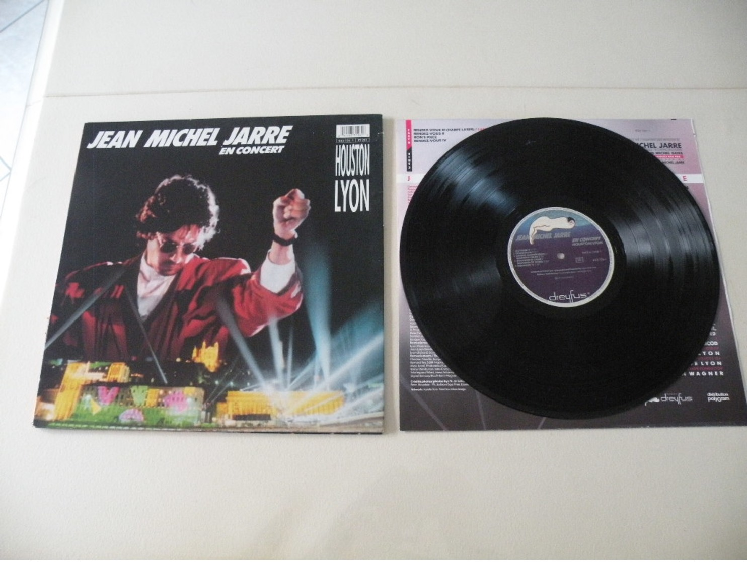 Jean Michel Jarre En Concert - (Titres Sur Photos) - Vinyle 33 T LP - Musicals