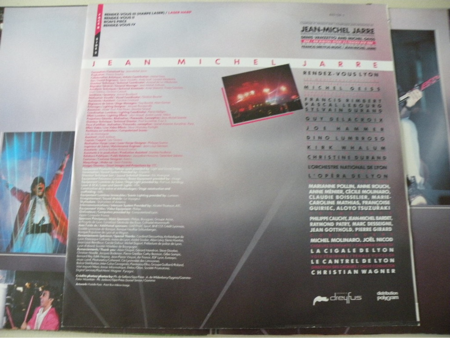 Jean Michel Jarre en concert - (Titres sur photos) - Vinyle 33 T LP