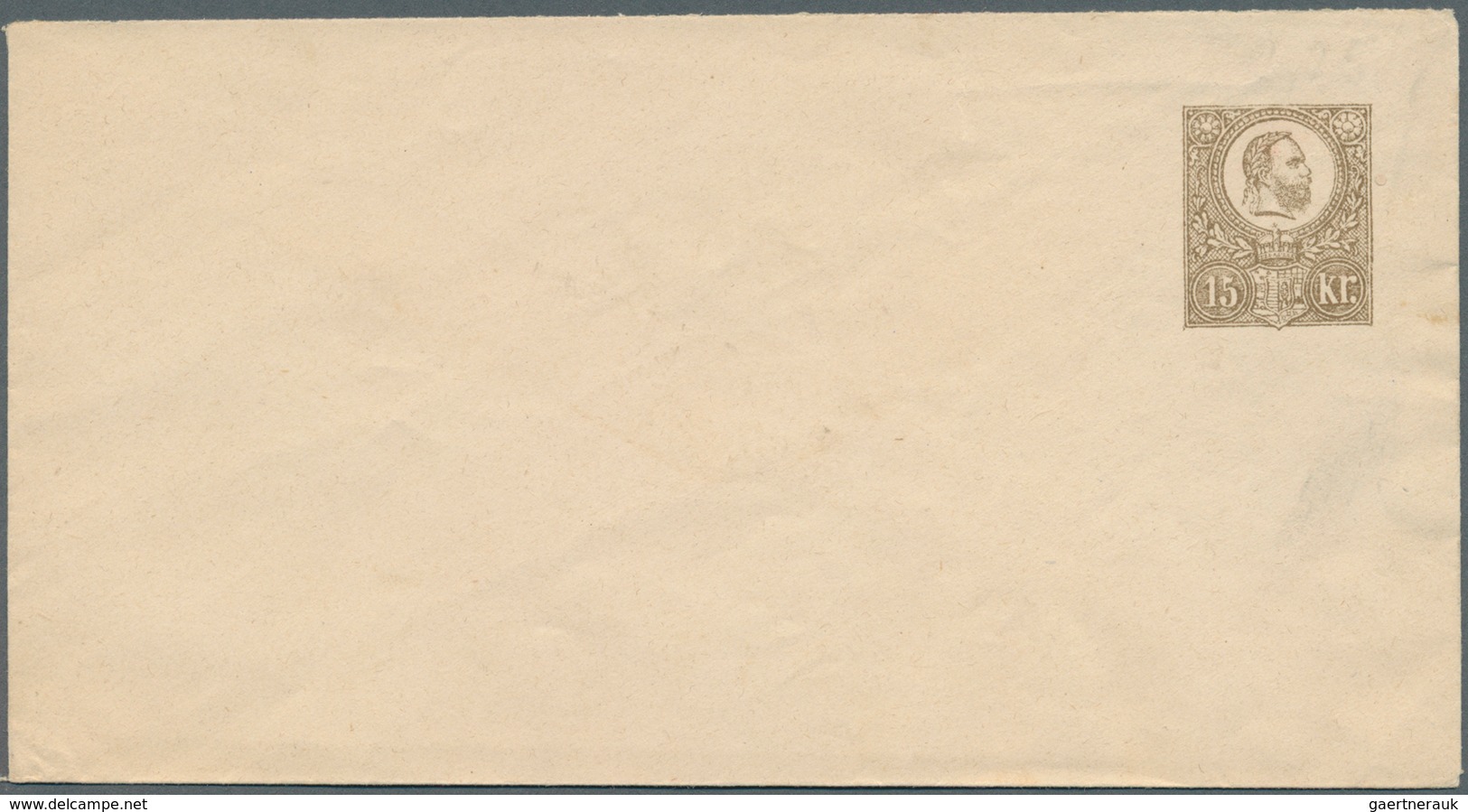 Ungarn - Ganzsachen: 1871, 3 Kr Green And 15 Kr Brown Postal Stationery Covers Unused - Enteros Postales