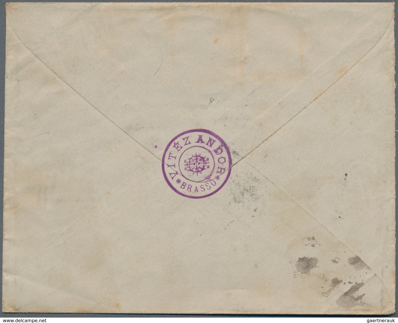 Ungarn - Ganzsachen: 1893. Registered Postal Stationery Envelope 5kr Carmine Upgraded With Yvert 23, - Entiers Postaux