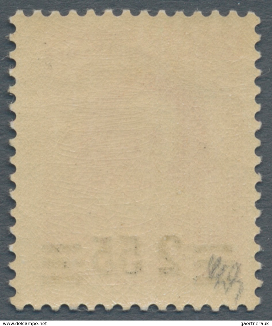 Vatikan: 1934, 2,55 L On 2,50 L Orange-red Provisional Definitive, With Variety "tiny Dot Instead Of - Unused Stamps