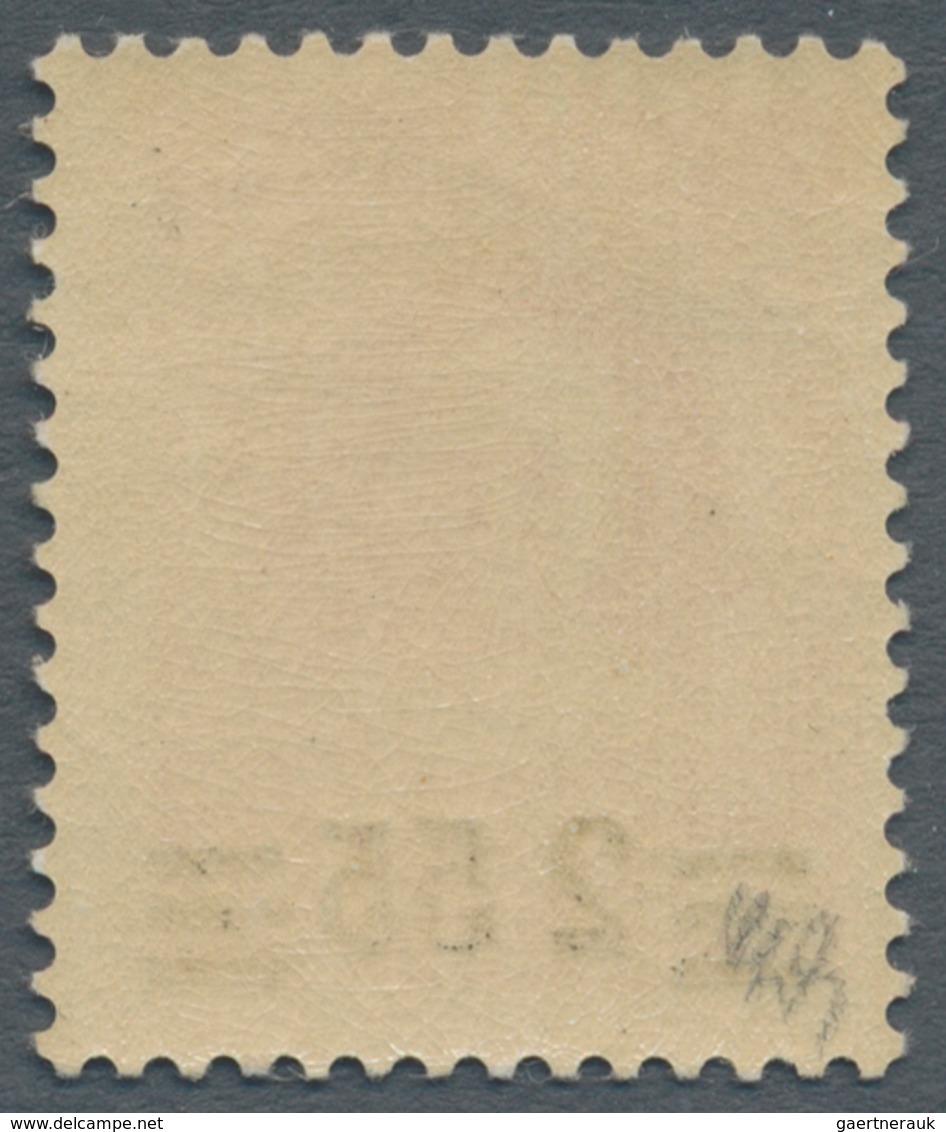 Vatikan: 1934, 2,55 L On 2,50 L Orange-red Provisional Definitive, With Variety "tiny Dot Instead Of - Ungebraucht