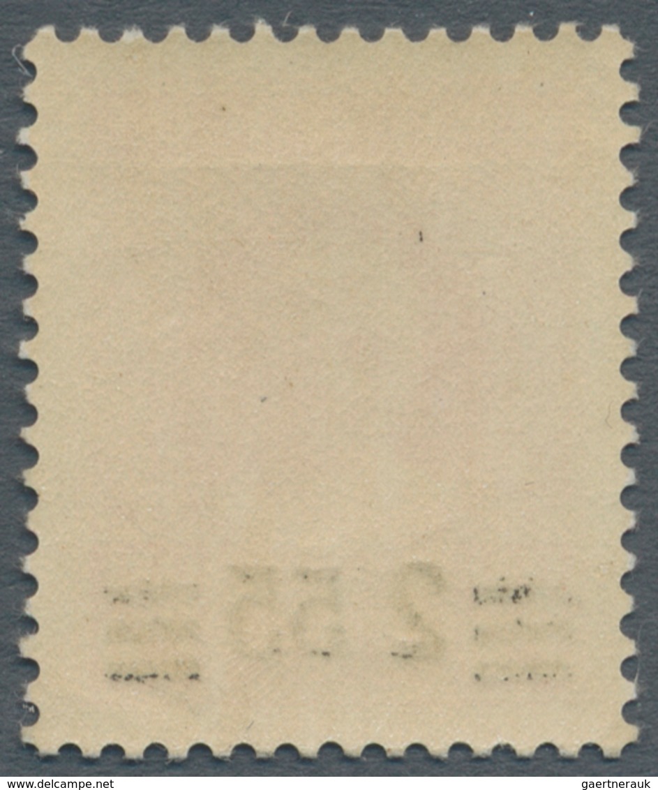 Vatikan: 1934, 2,55 L On 2,50 L Orange-red Provisional Definitive, With Variety "missing Comma Betwe - Ungebraucht