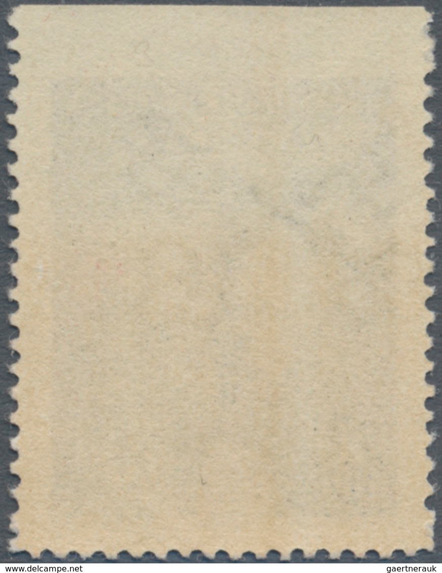 Vatikan: 1947, 50 L Grey-black Airmail Stamp, Horizontally Imperforated At Top, Stamp With Slightly - Unused Stamps