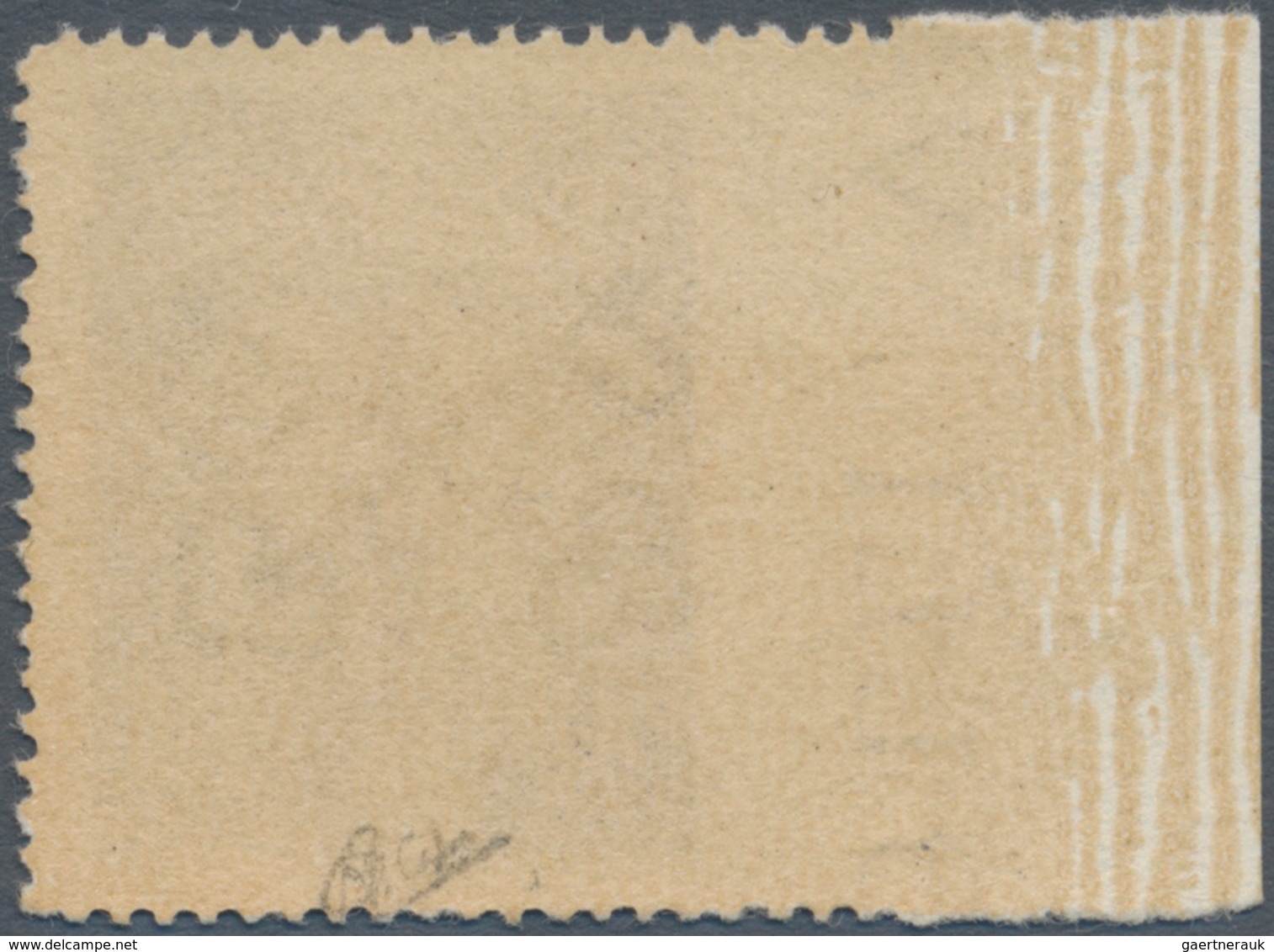Vatikan: 1947, 50 L Grey-black Airmail Stamp, Vertically Imperforated At Left From Left Margin. VF M - Ungebraucht