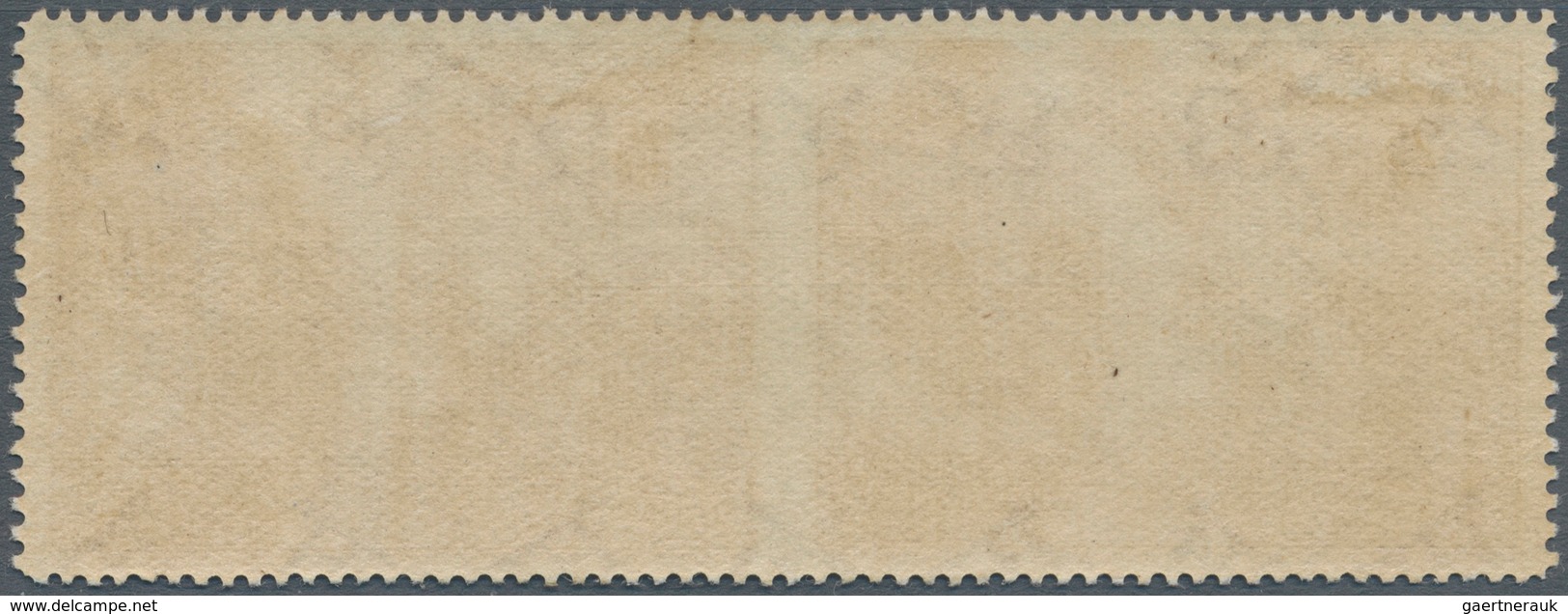 Vatikan: 1951, 25 L Red-brown "Council Of Chalcedon", Horizontal Pair With Vertically Imperforated C - Unused Stamps