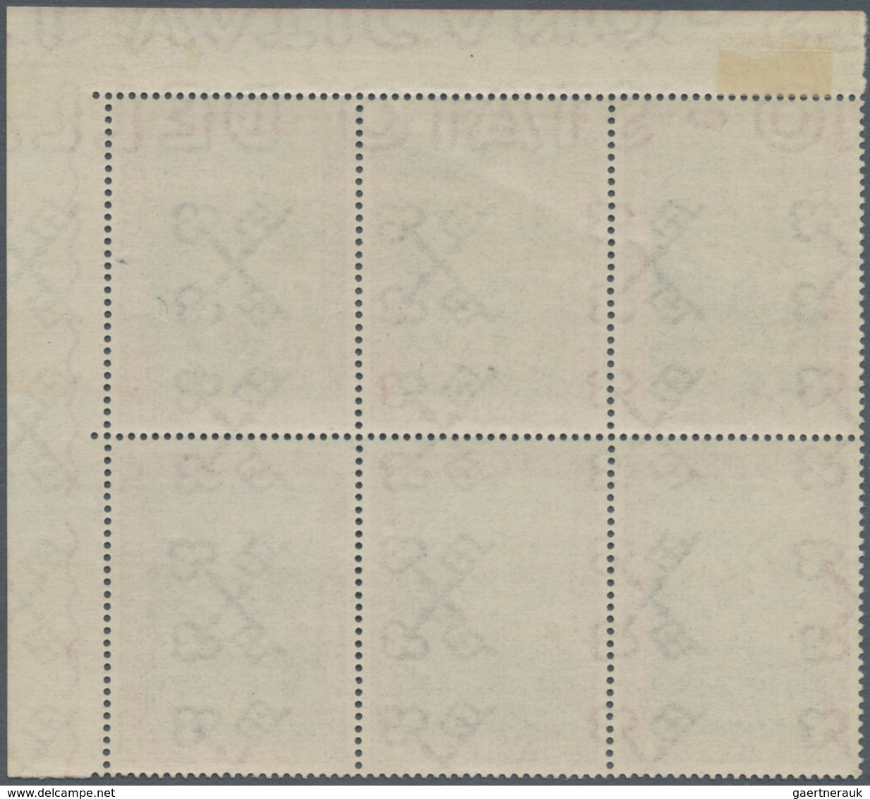 Vatikan: 1963, 40 L And 200 L "fight Against Hunger", Two Blocks Of 6 From Upper Right Corner, All S - Unused Stamps