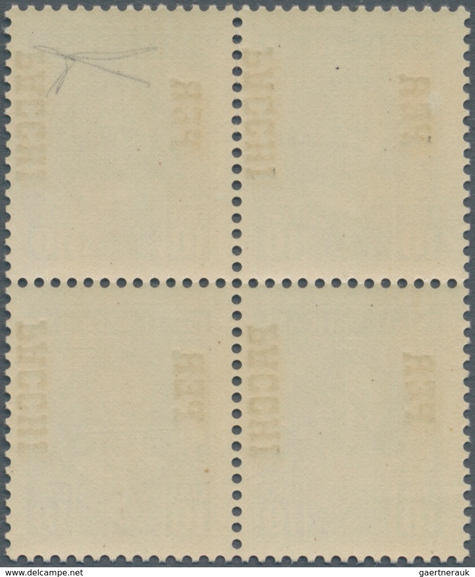 Vatikan - Paketmarken: 1931, 10 L Grey-black With Overprint "PER PACCHI" Shifted To The Right, Block - Paketmarken
