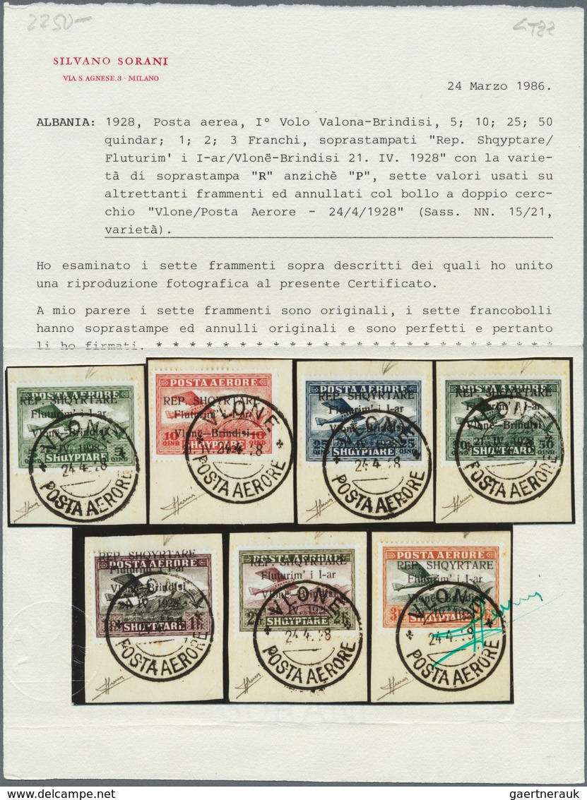 Vatikan - Portomarken: 1946, Coat Of Arms Drawing 5 C To 5 L, Wide Vacuum Lines On White Paper, Sele - Postage Due