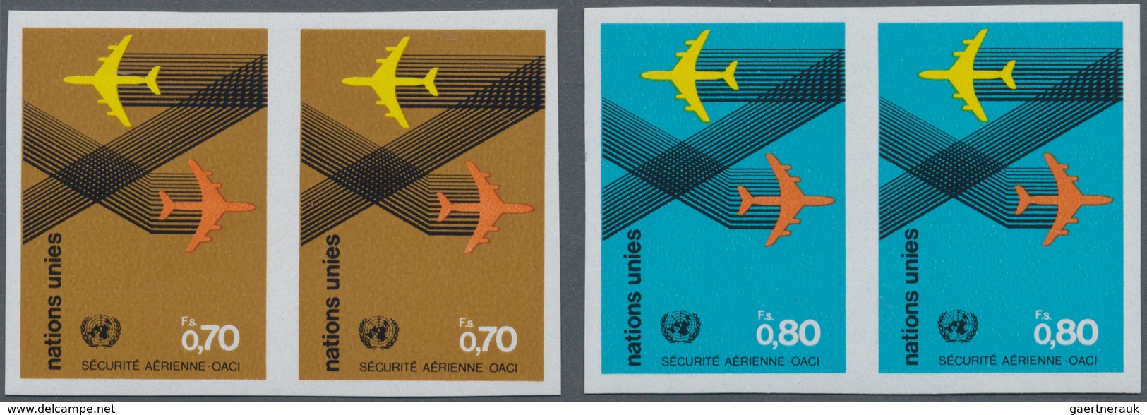 Vereinte Nationen - Genf: 1978. Complete Set "ICAO - Intl. Civil Aviation Organization" In IMPERFORA - Other & Unclassified