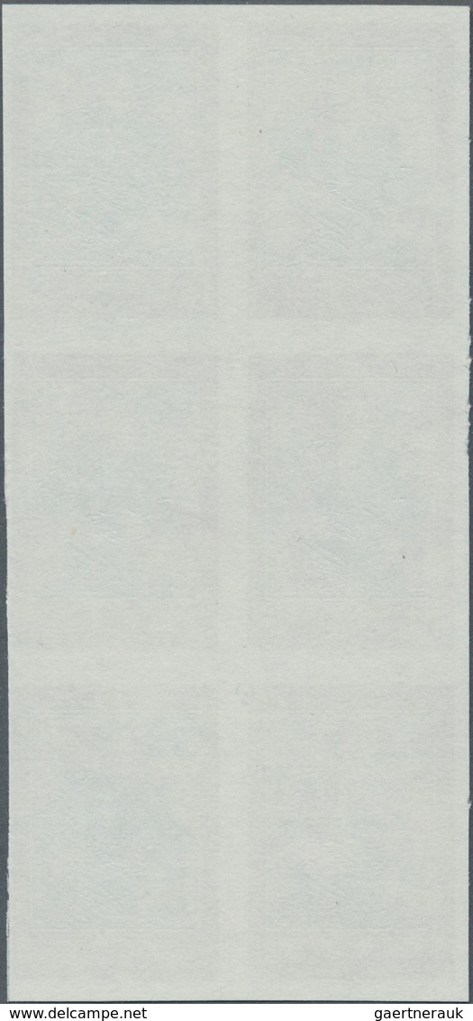 Vereinte Nationen - Genf: 1987. IMPERFORATE Vertical Block Of 6 For The Issue "Trygve Lie". Mint, NH - Sonstige & Ohne Zuordnung