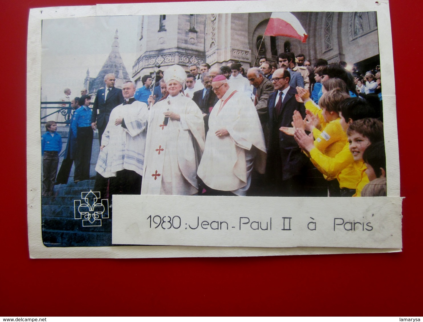 LOT De 7 PHOTO PHOTOGRAPHIES REPROS GD FORMAT-SCOUT Scoutisme GUIDES De FRANCE-PAPE JPAUL II 19801 DIVERS SCOUTING - Scoutisme