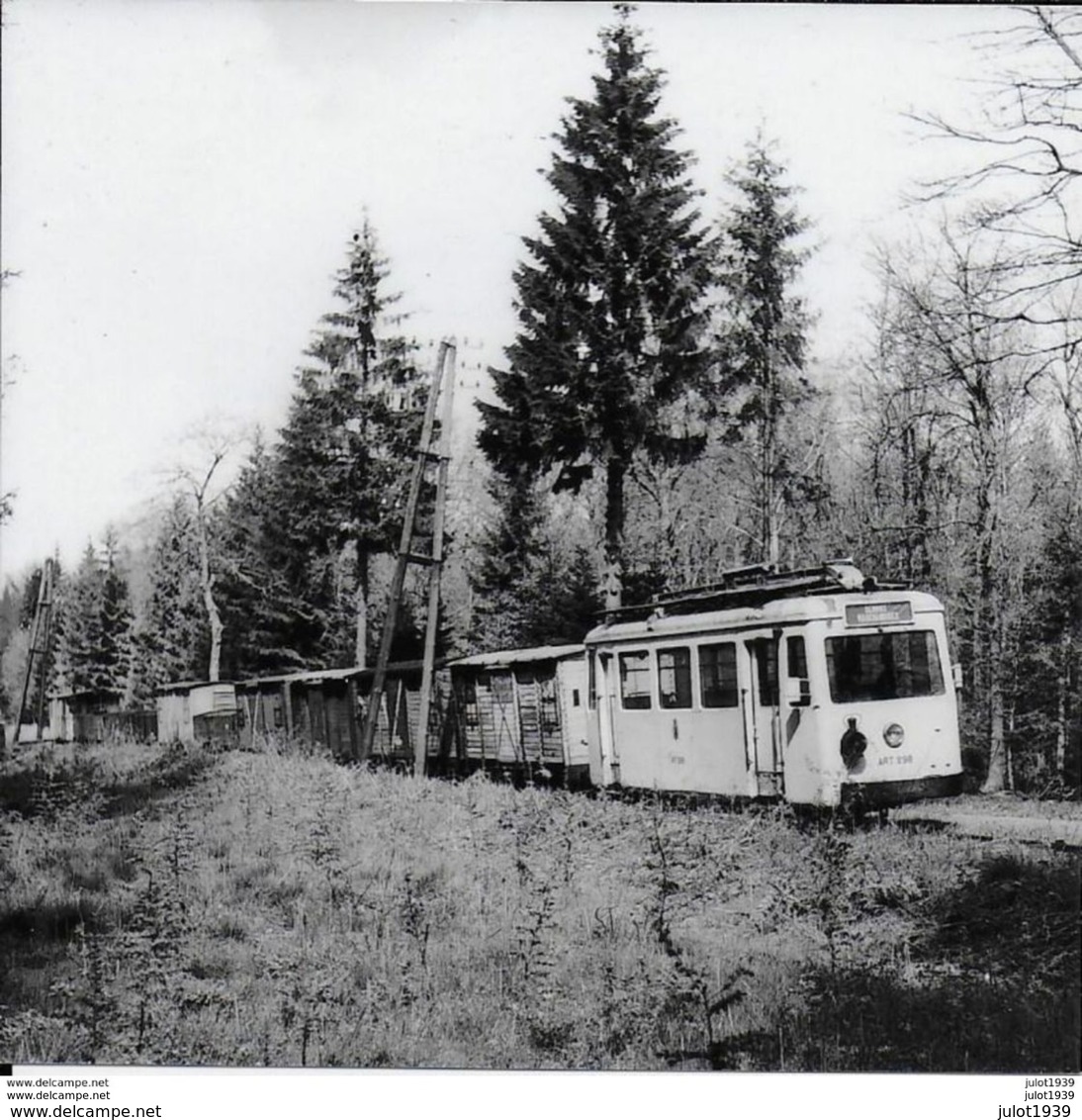 ALMACHE ..-- PALISEUL ..-- TRAM . 1959 . Transport De Bois Vers BOUILLON . Voir Verso . - Paliseul