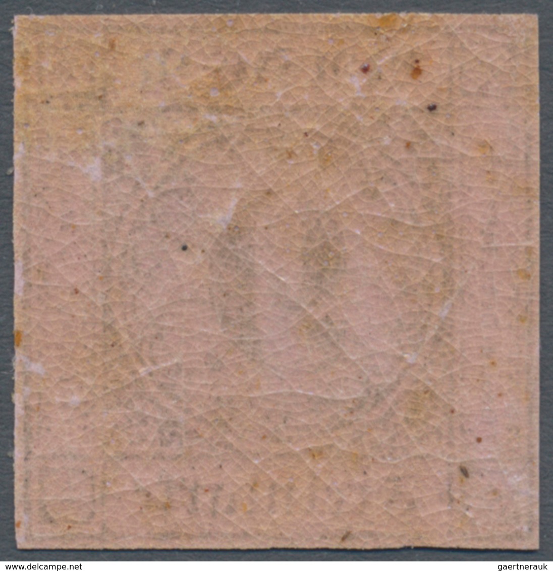 Baden - Marken Und Briefe: 1851, Ziffern 9 Kr. Schwarz Auf Dünnem Rosalila Papier Der 1. Auflage, UN - Other & Unclassified
