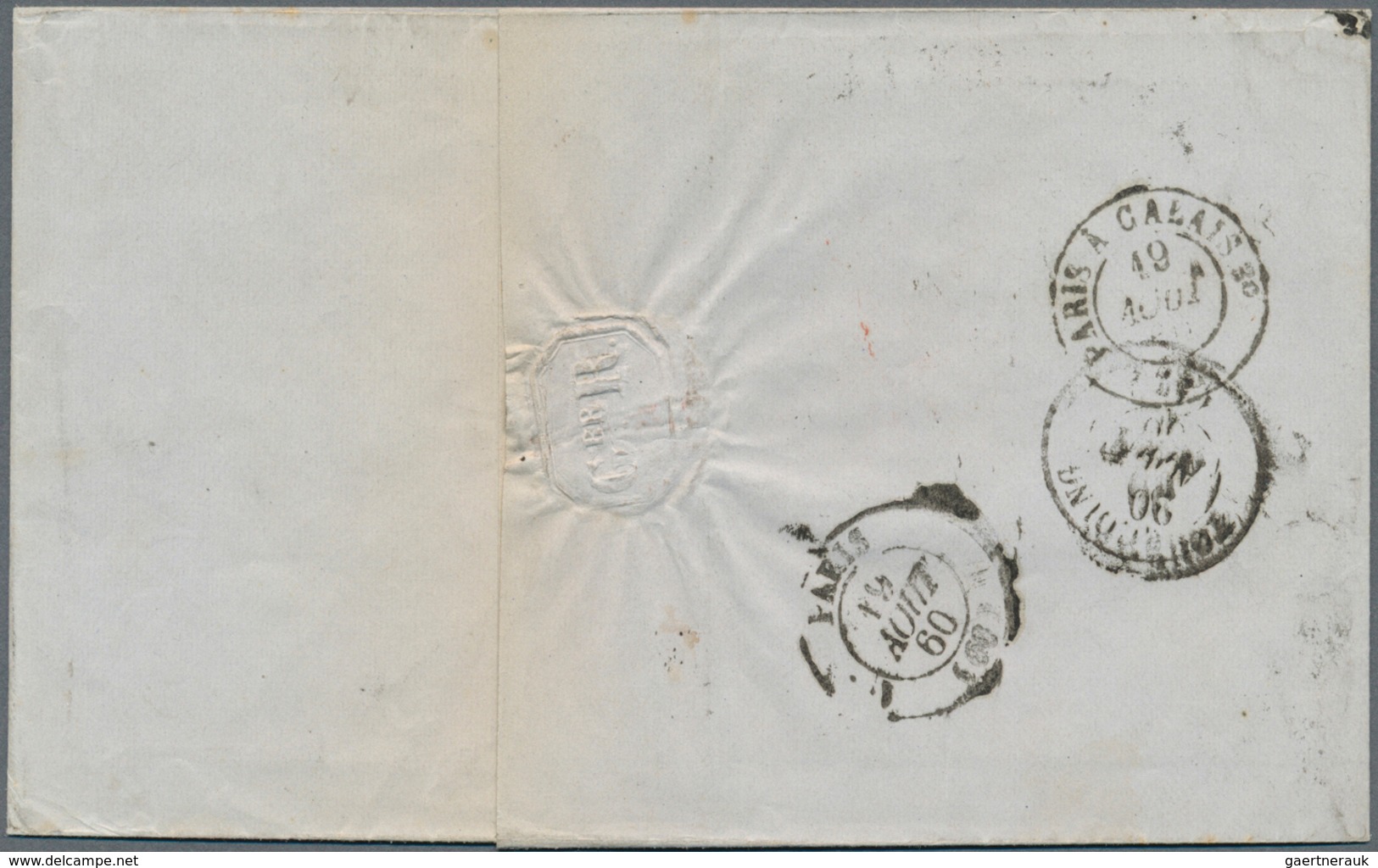 Baden - Marken Und Briefe: 1851 Ziffern 9 Kr. Mit Nr.St. "174" Auf Brief Von Mannheim 18.8.60 Nach T - Other & Unclassified