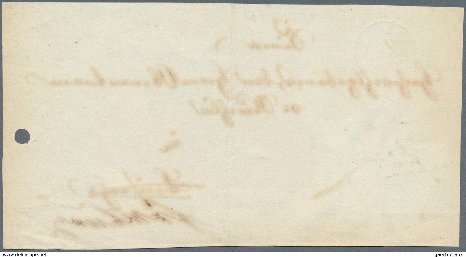 Baden - Marken Und Briefe: 1858, Zwei Belege Mit 3 Kr. Auf Grün Und Zustellgebühr 1 Kr. Auf Weiß, Da - Sonstige & Ohne Zuordnung