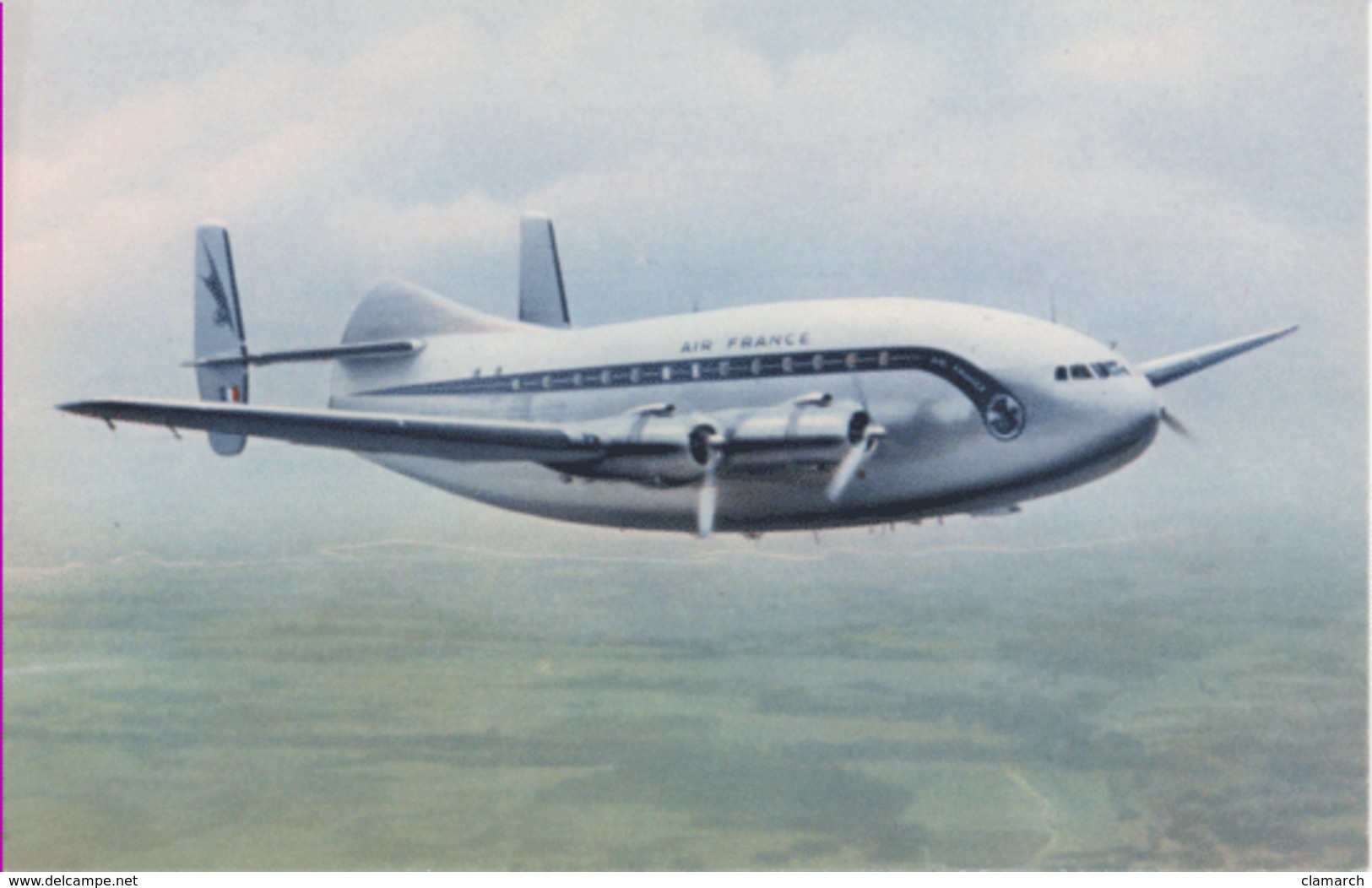 AVIATION-Breguet PROVENCE Appareil 2 Ponts De Transport Mixte Passagers Et Fret En Service Sur Les Lignes Air-France - 1946-....: Era Moderna