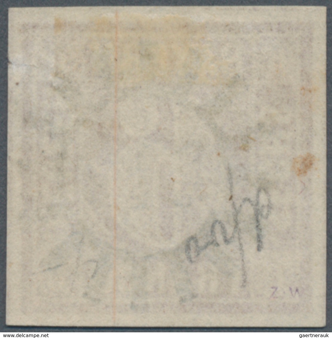Bayern - Marken Und Briefe: 1849, Freimarke Ziffern 6 Kr. Lebhaftrötlichbraun Platte I (unterbrochen - Autres & Non Classés