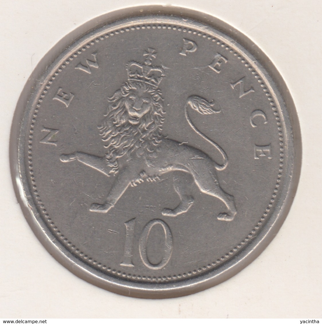 @Y@   Groot Brittanië   10 New Pence  1973   (4802) - Sonstige & Ohne Zuordnung